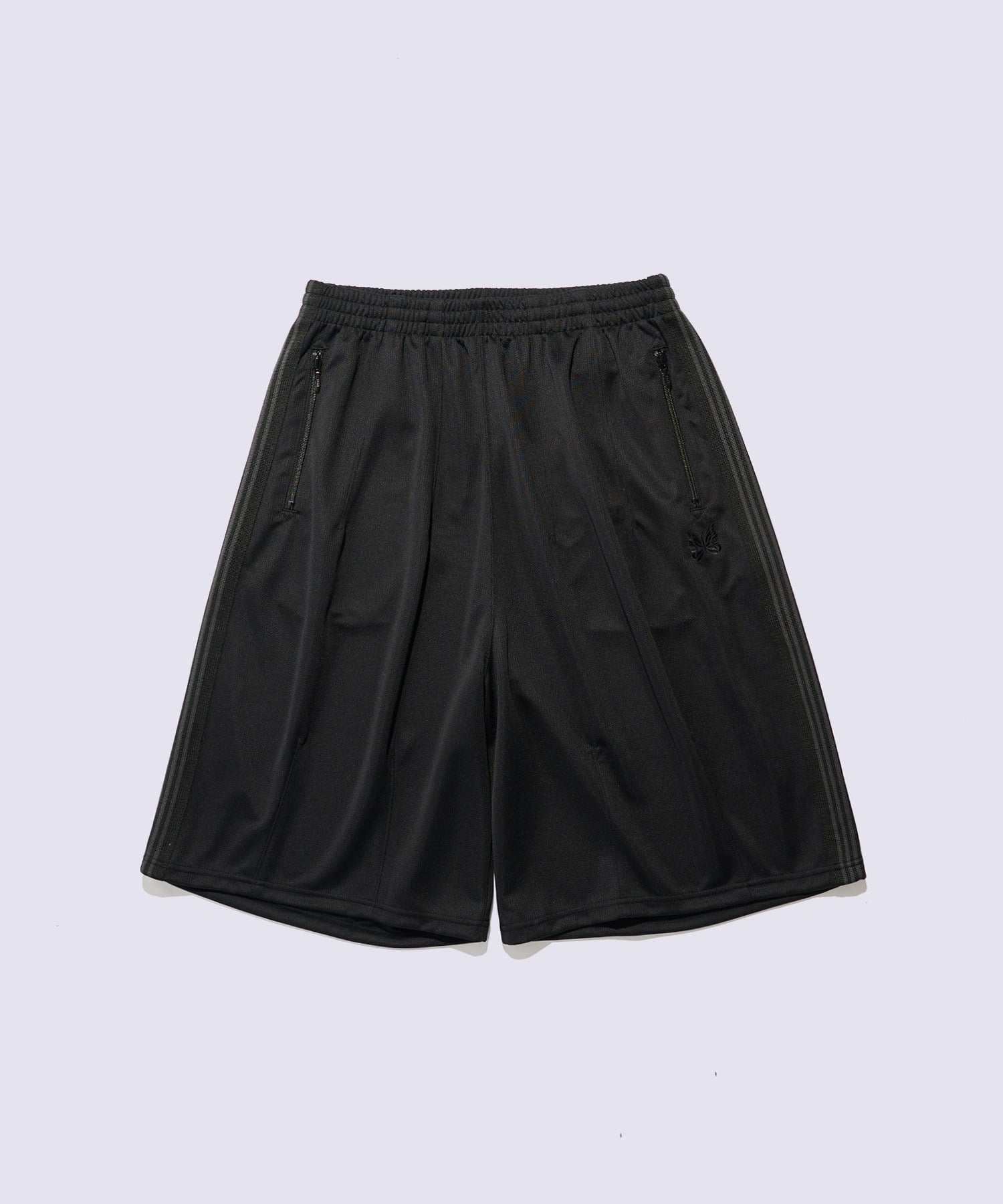 Needles H.D. Poly Mesh Track Shorts Black