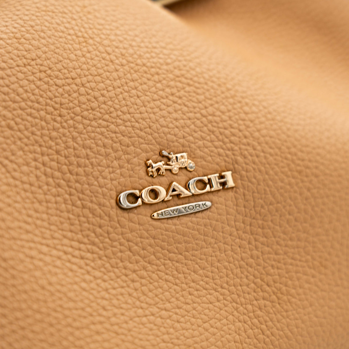 Coach Edie 31 Hobo Shoulder Bag Beige