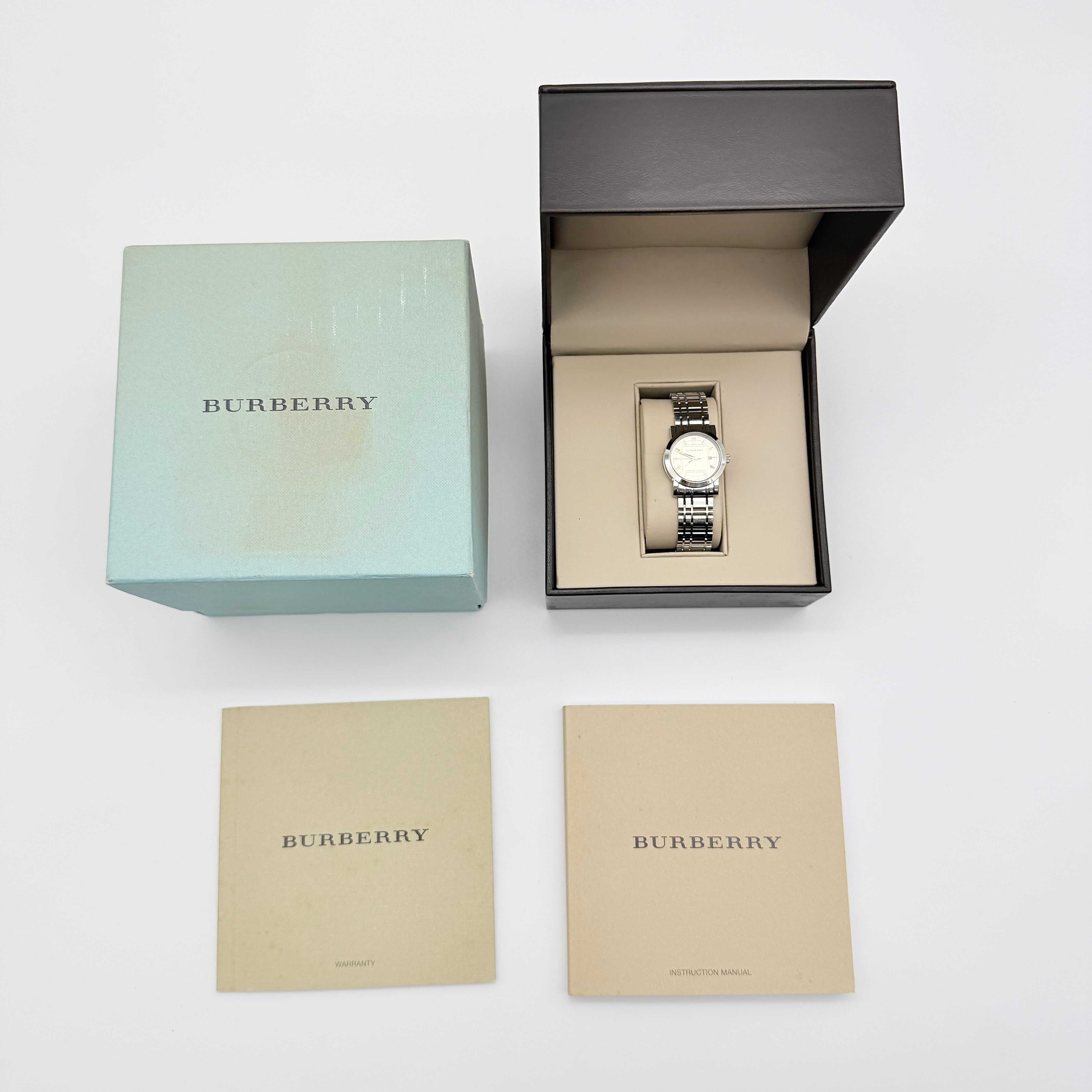 Burberry Heritage BU1353 Champagne Dial Stainless Steel Watch