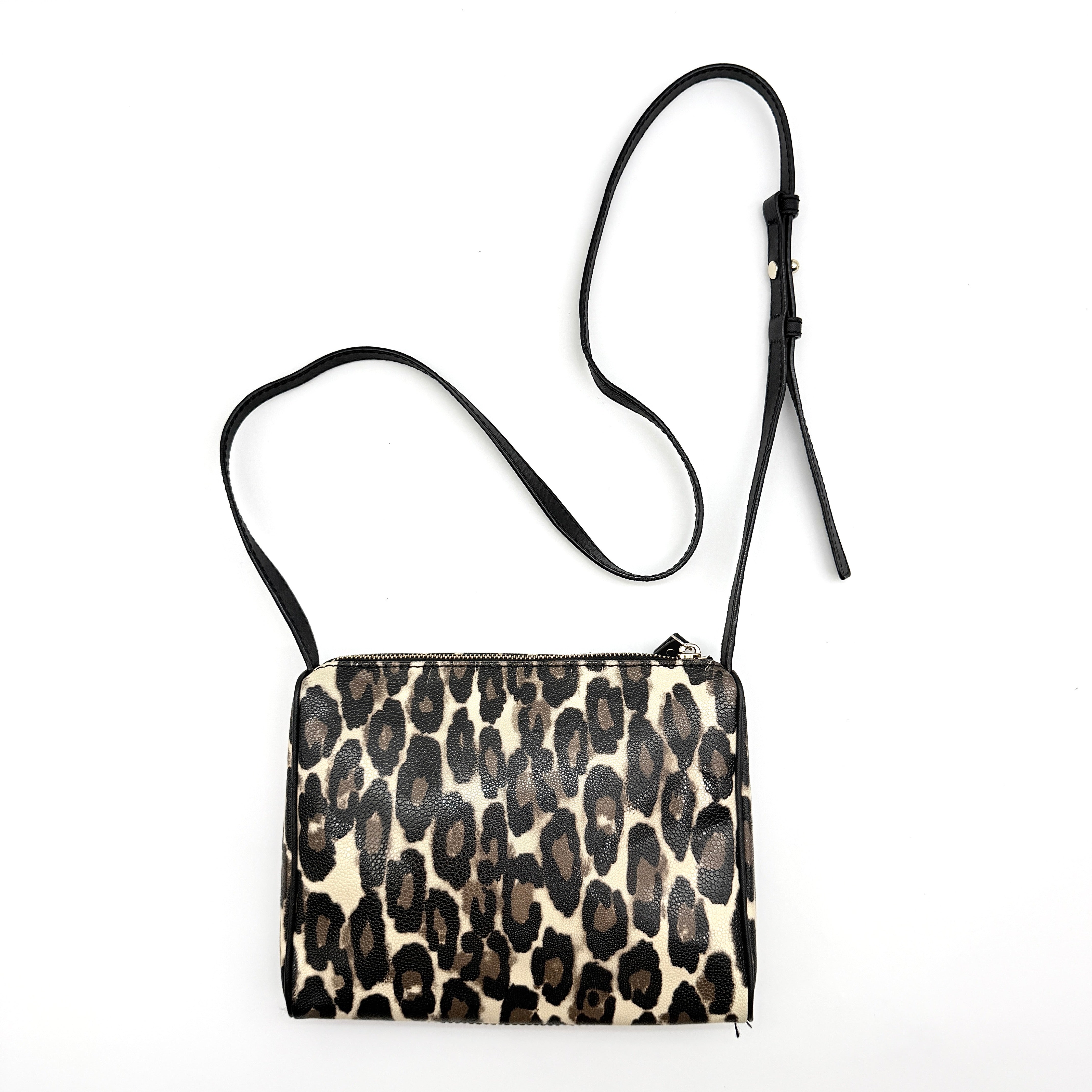 Kate Spade New York Leopard Crossbody Bag Black