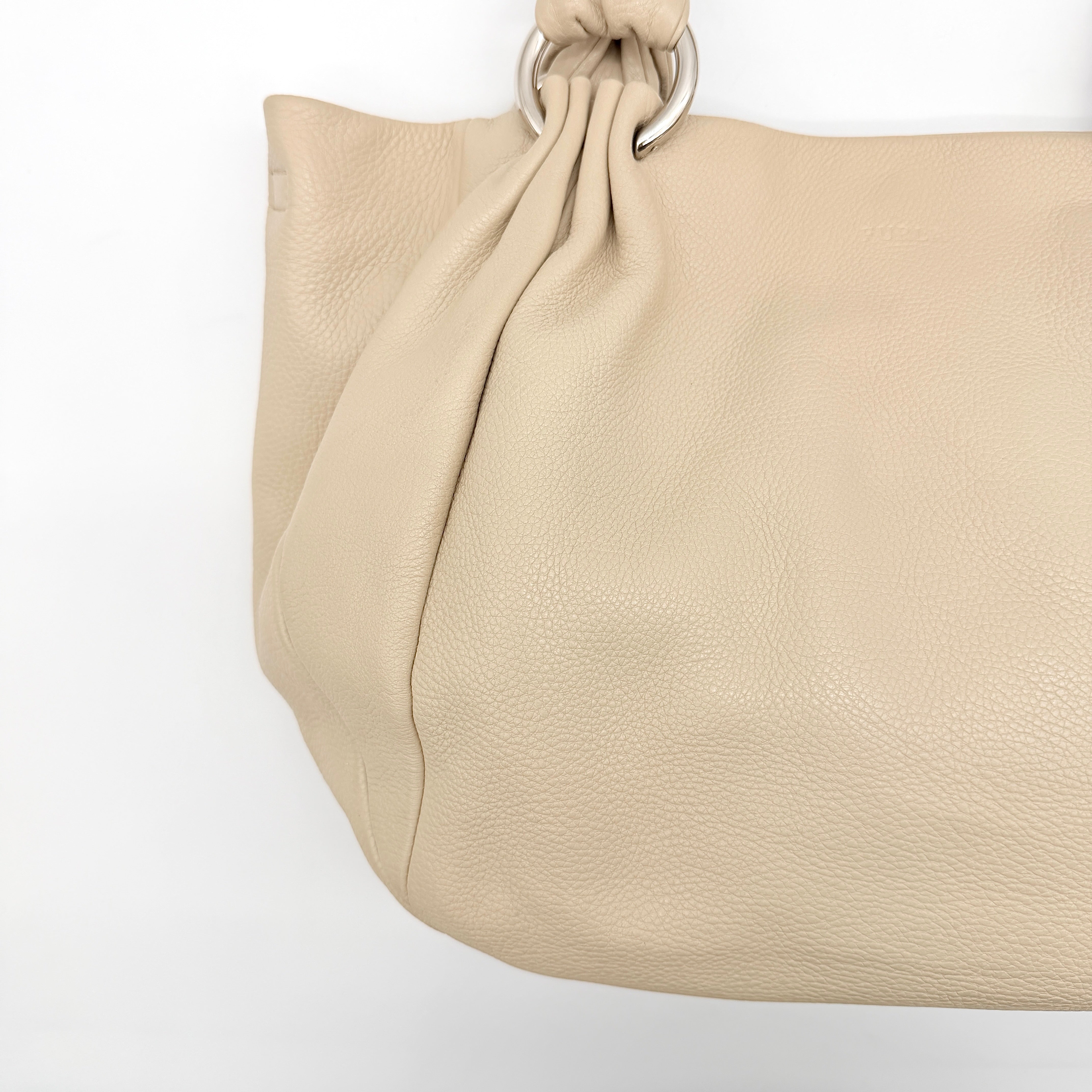 Furla Leather Shoulder Bag Beige
