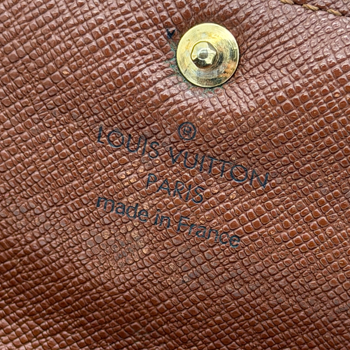 Louis Vuitton Monogram Sarah Long Wallet Brown