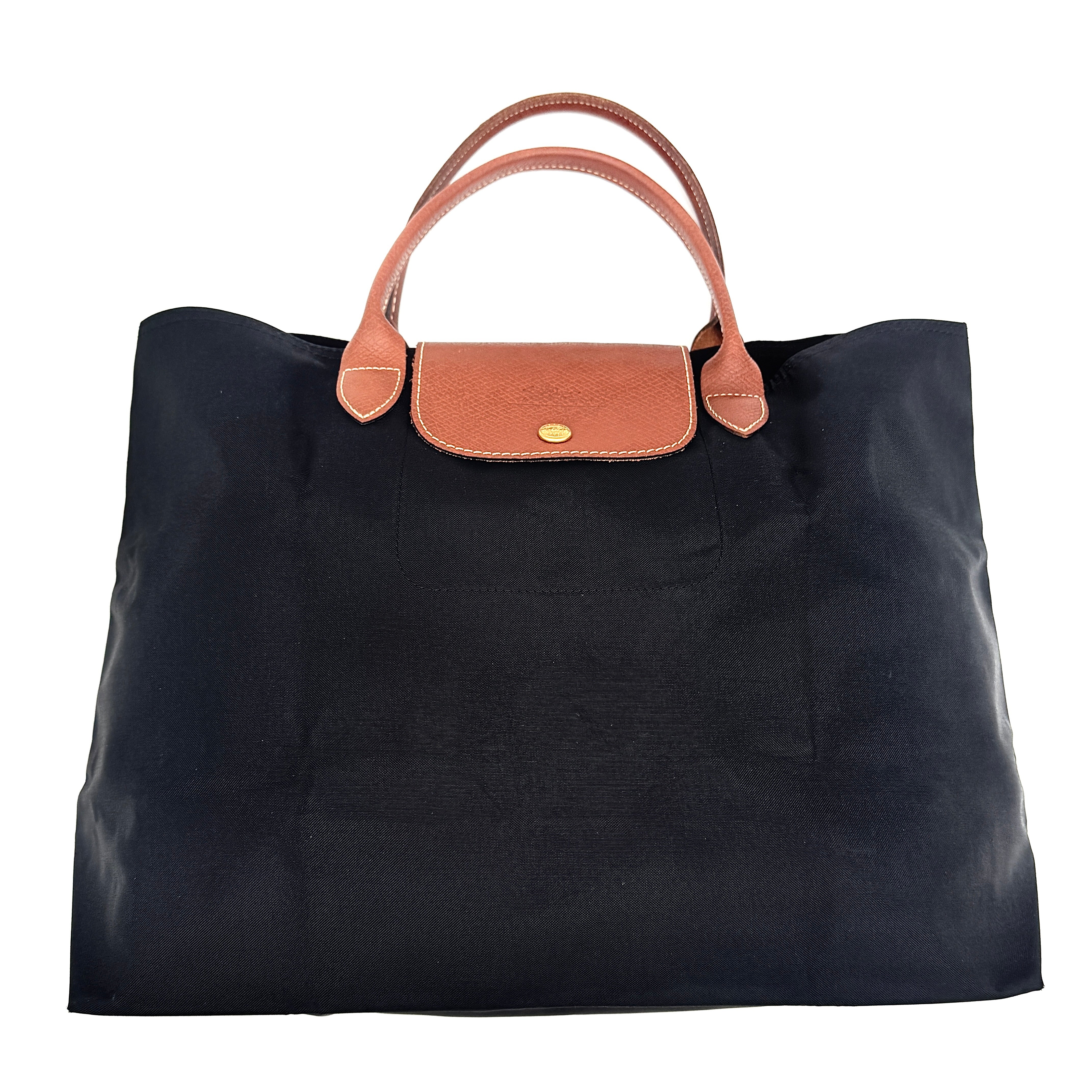 Longchamp Le Pliage Nylon Tote Bag Black