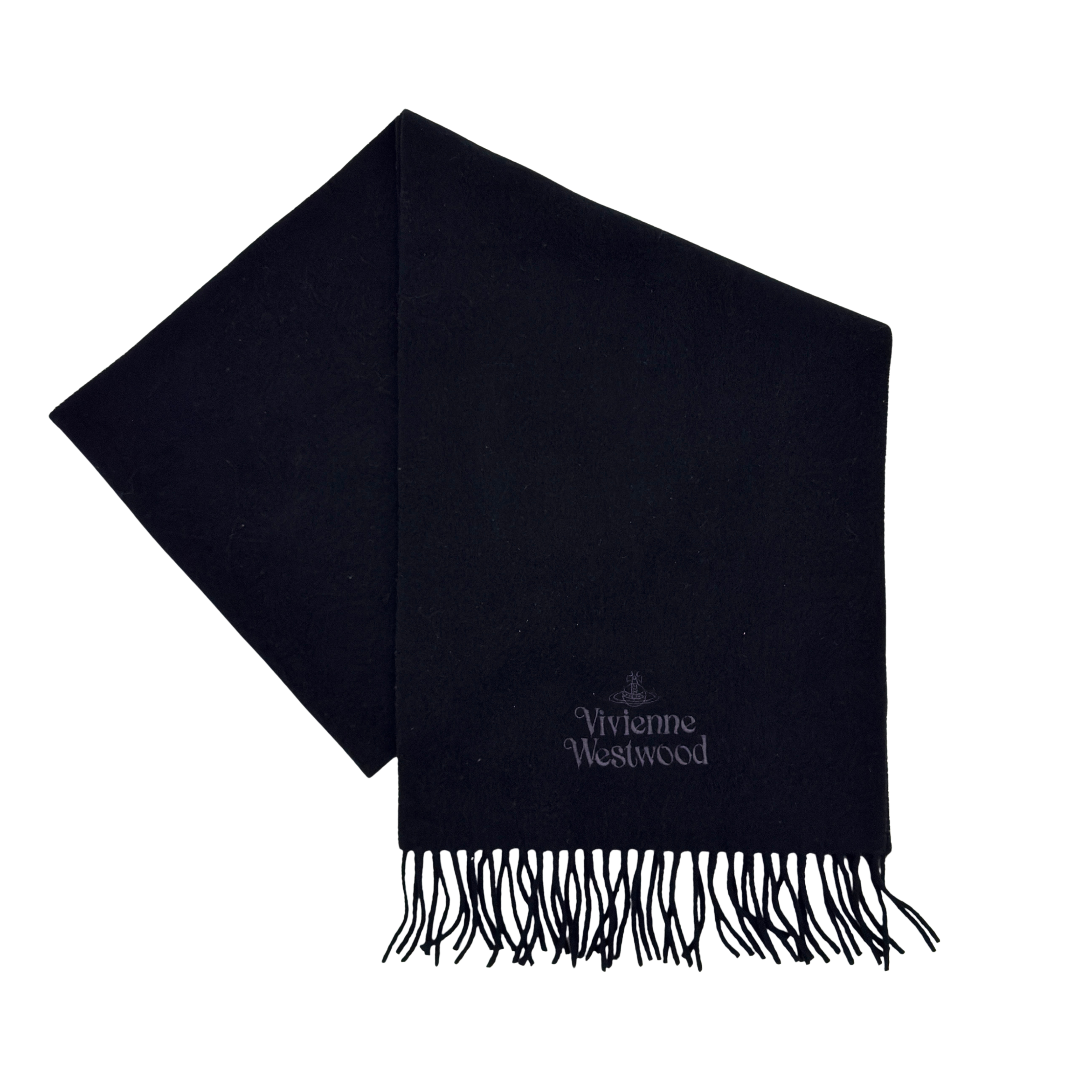 Vivienne Westwood Wool Scarf Black