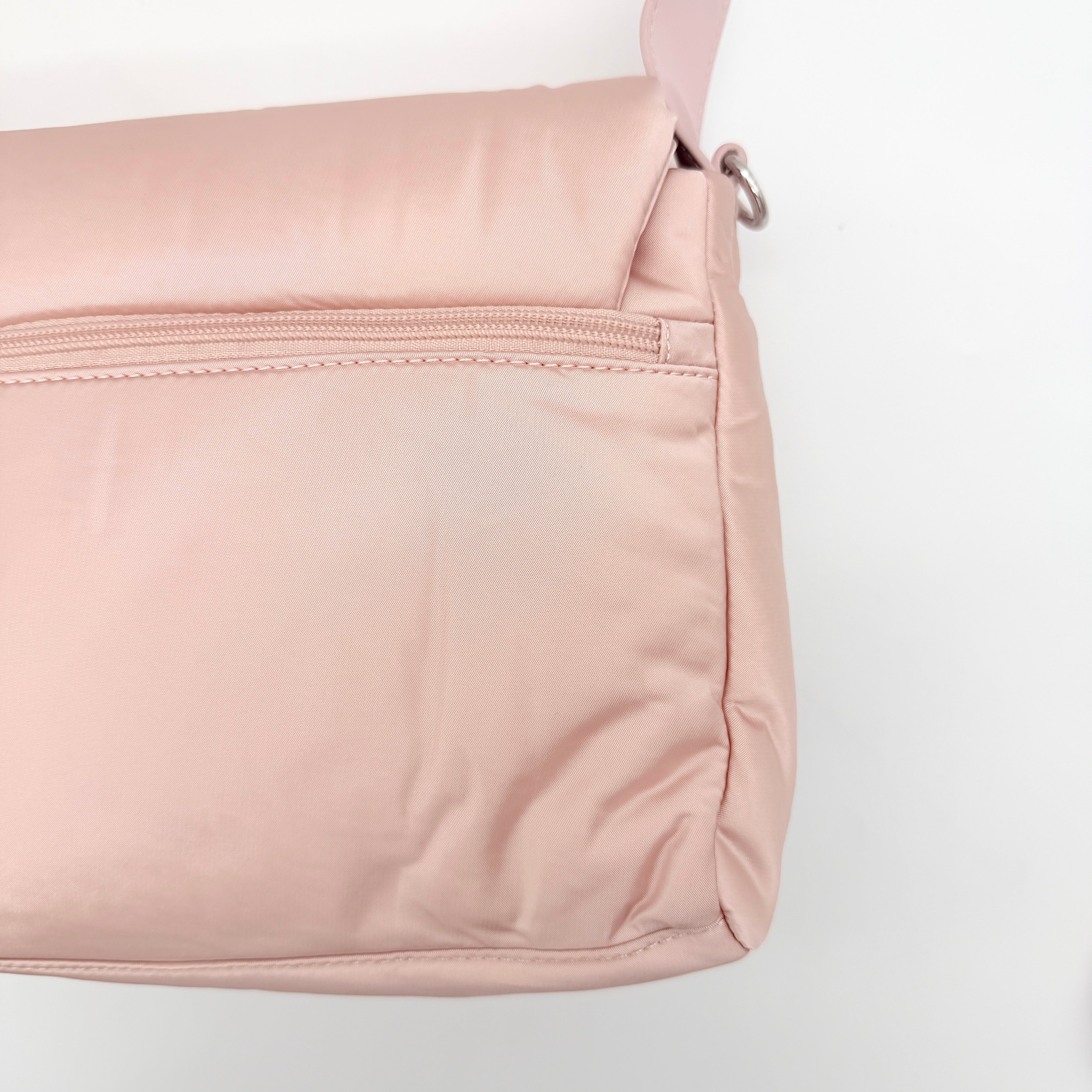 Diesel 2Way Embroidered Padded Shoulder Bag Pink