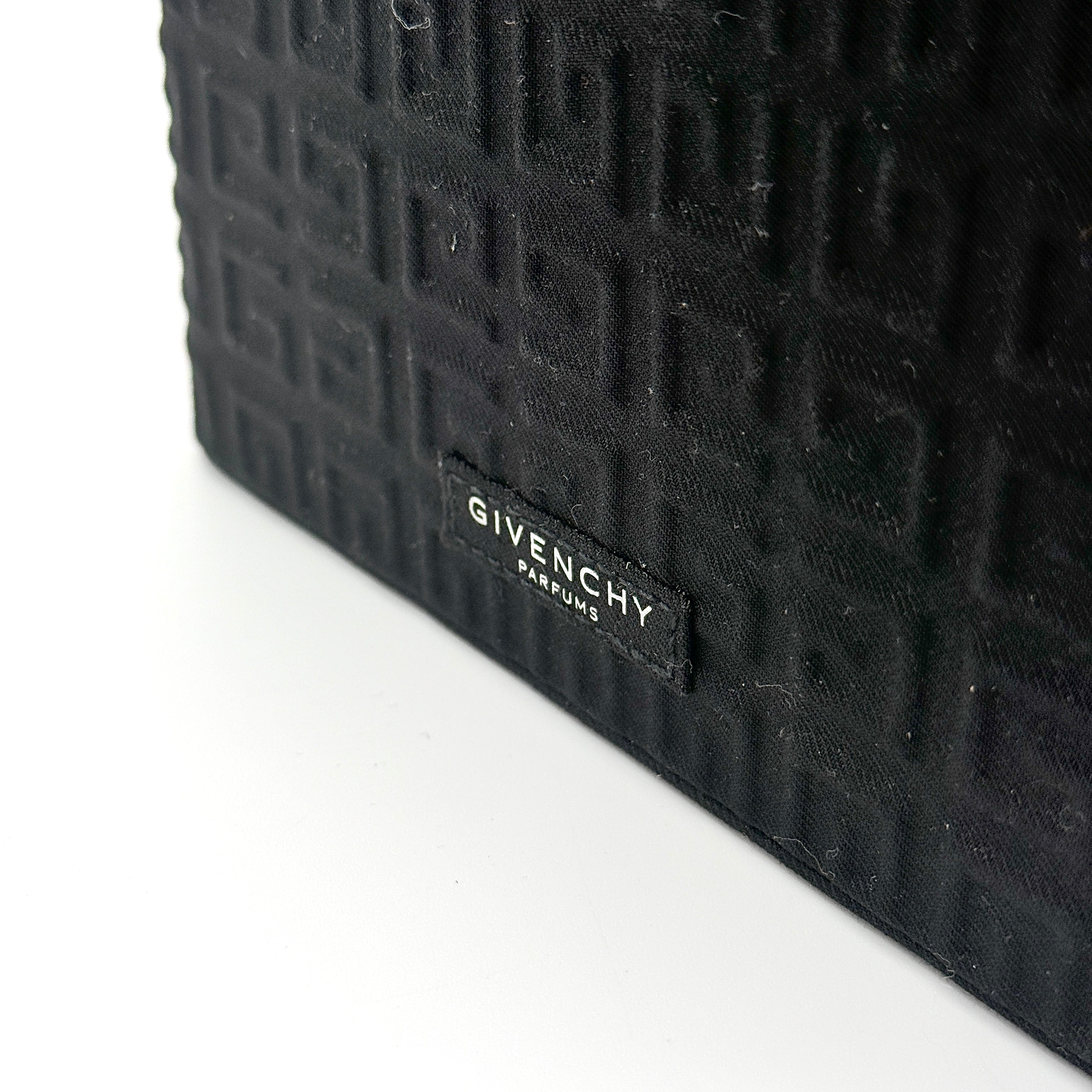 Givenchy 4G Monogram Embossed Logo Vanity Bag Black
