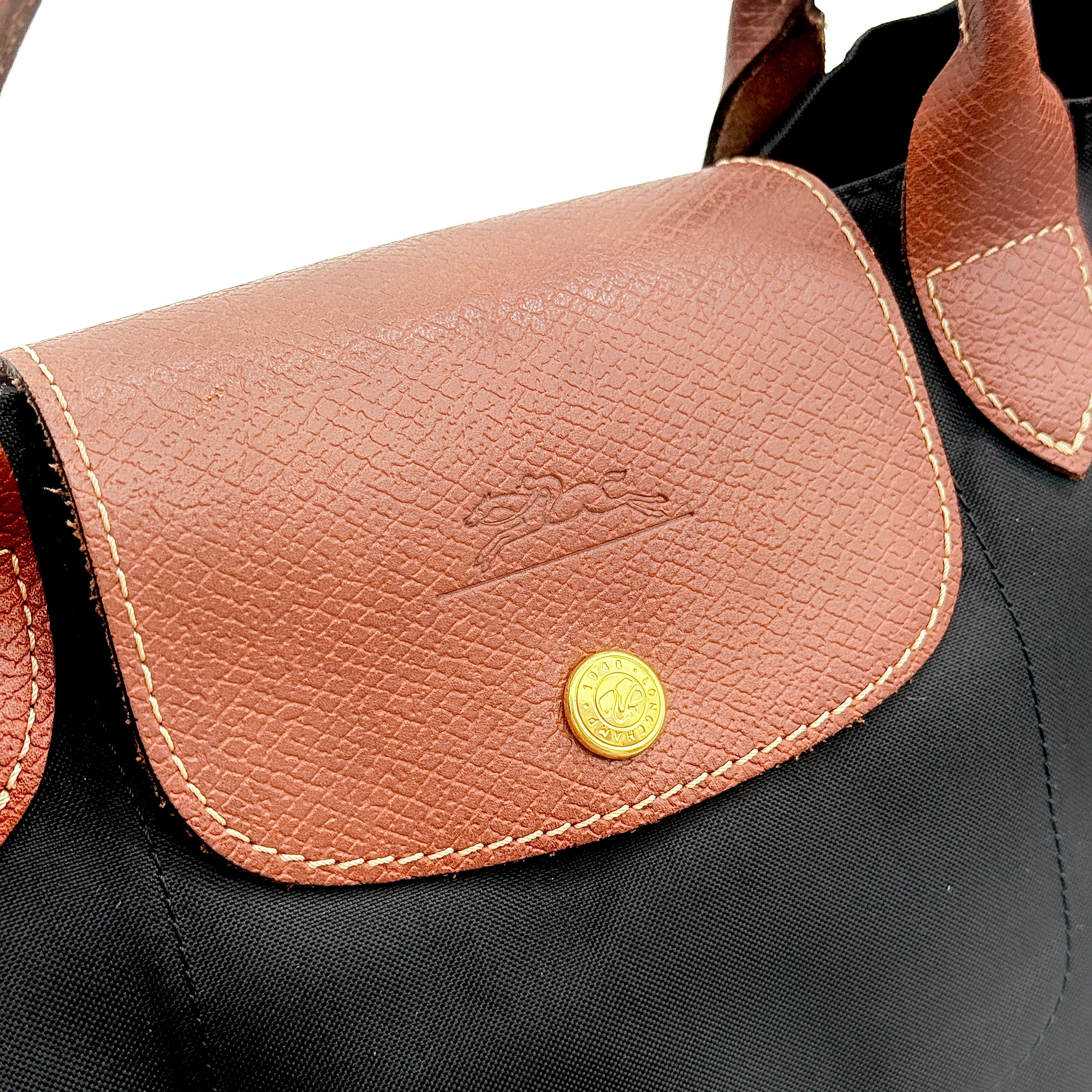Longchamp Le Pliage Nylon Tote Bag Black