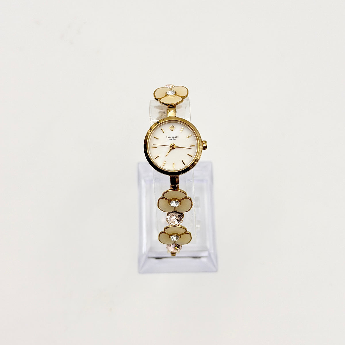Kate Spade New York Monroe Floral Bracelet Watch Gold