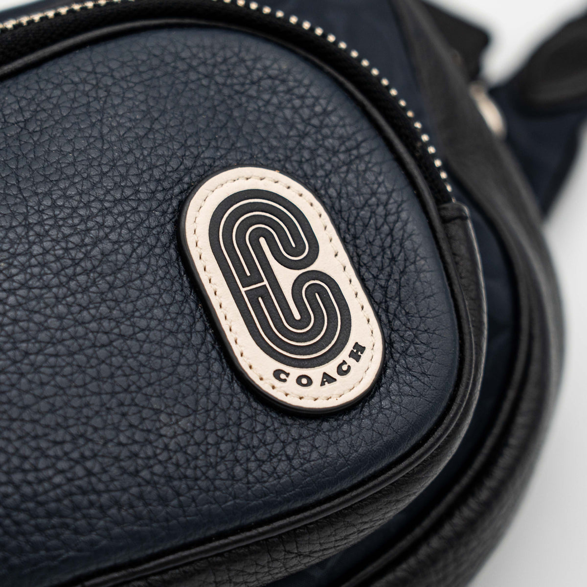 Coach Court Belt Bag Navy Blue