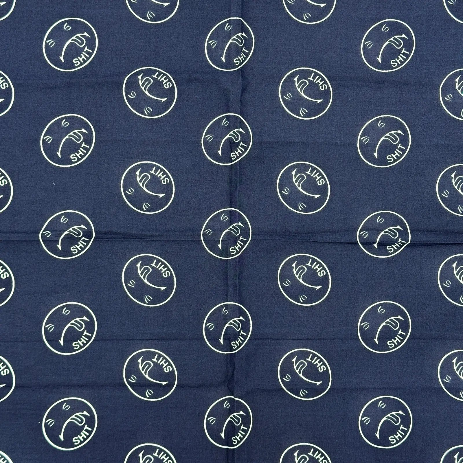 Supreme New York 94 Shit Bandana Navy Blue
