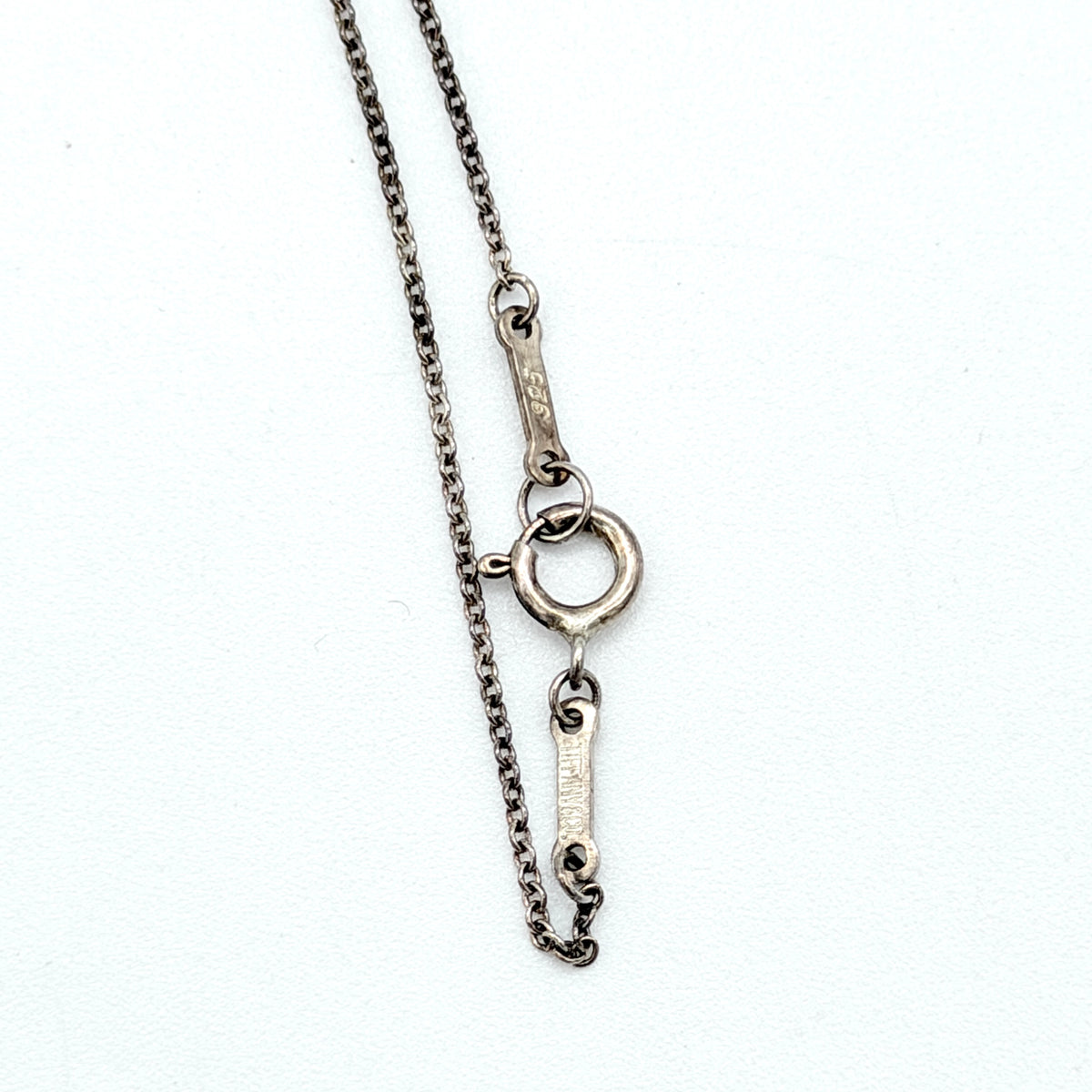 Tiffany & Co. Elsa Peretti Open Heart Necklace Silver