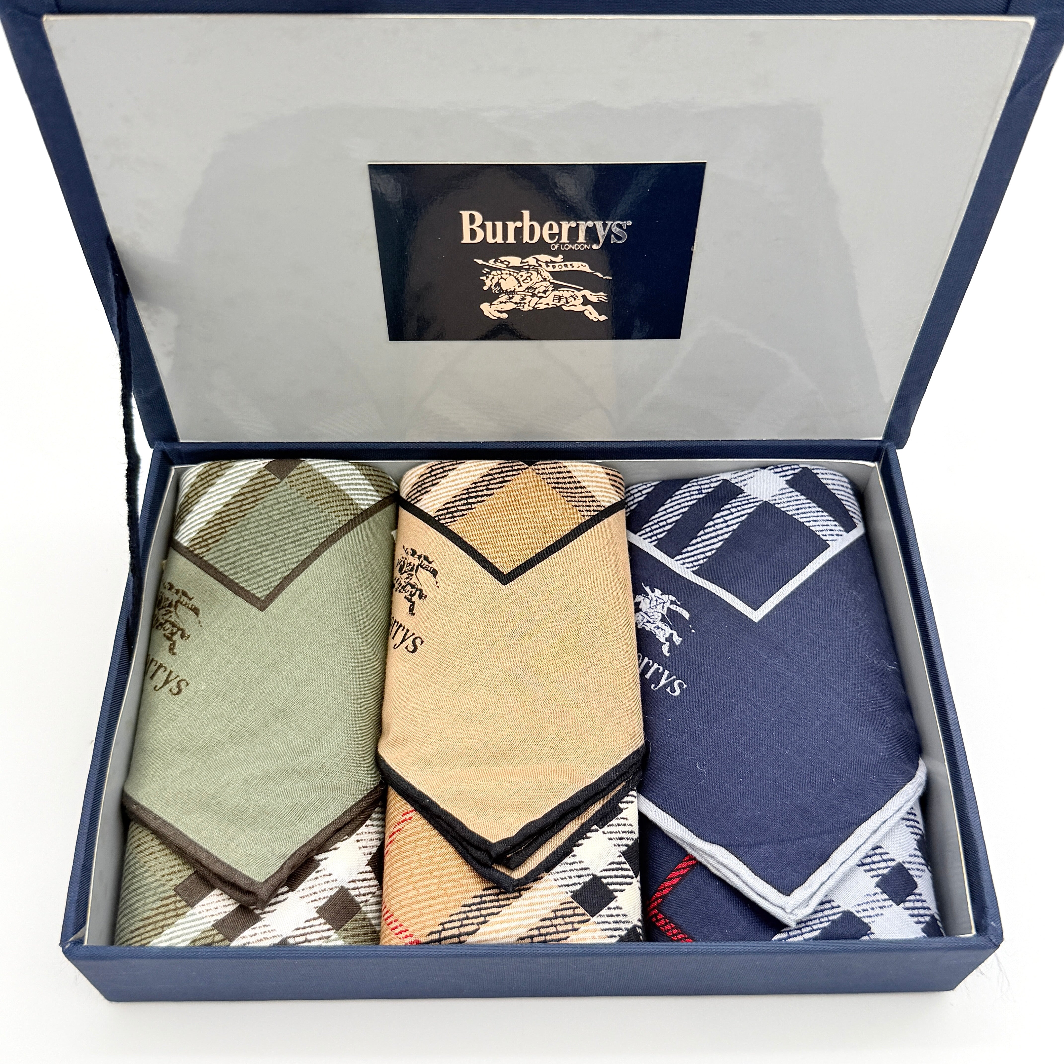 Burberry Nova Check Bandana Handkerchief Gift Box Multi (3)