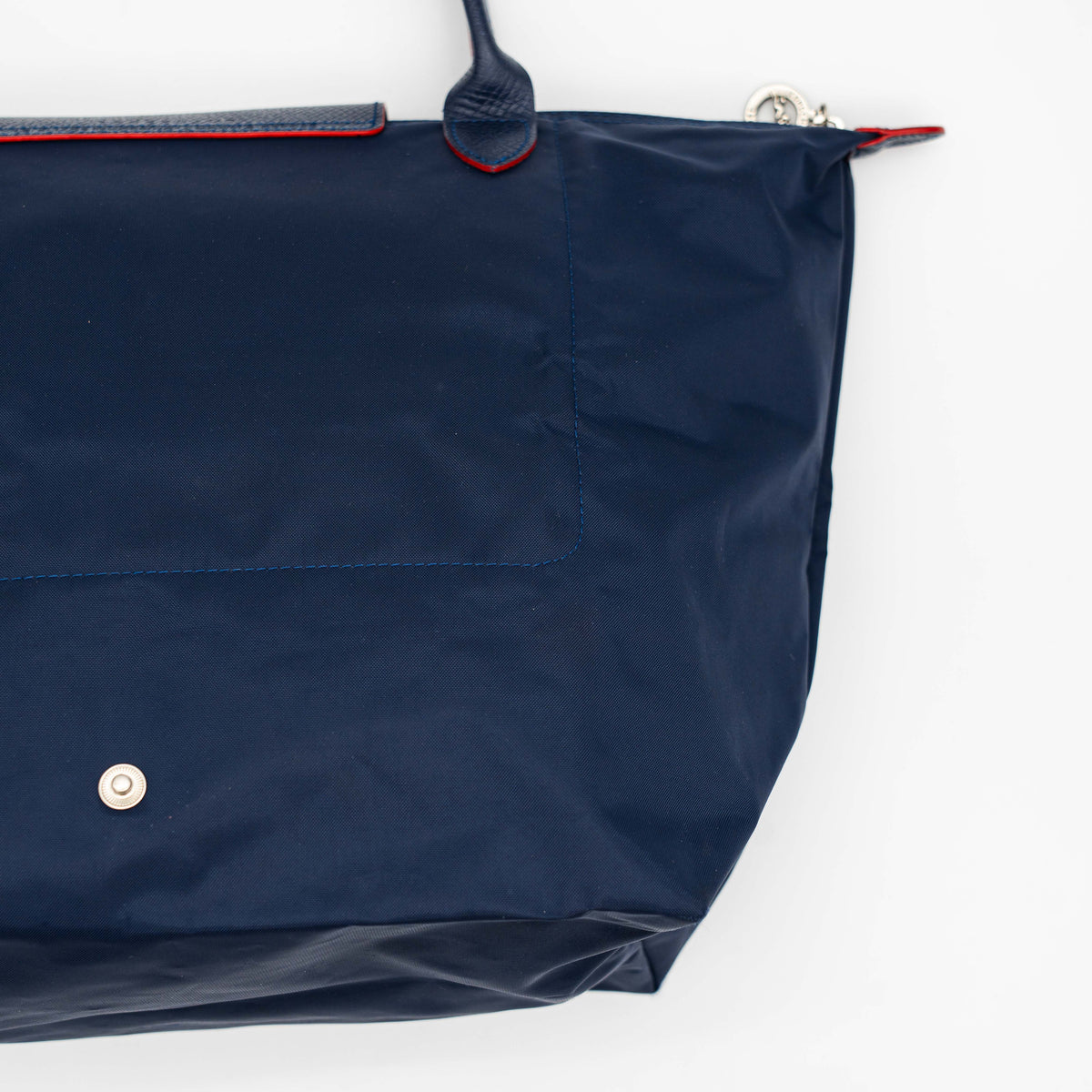 Longchamp Le Pliage Club Tote Bab Navy Blue/Red