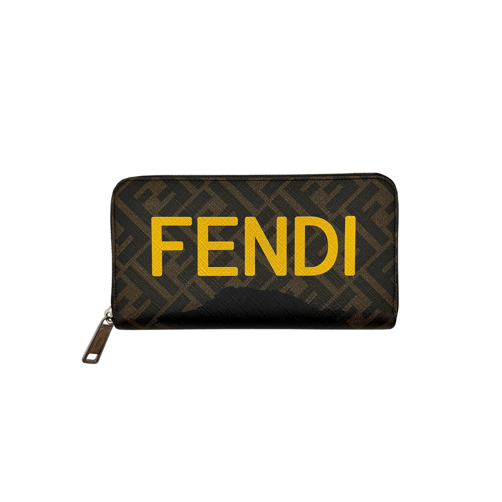 Fendi FF Zucca Logo Long Wallet
