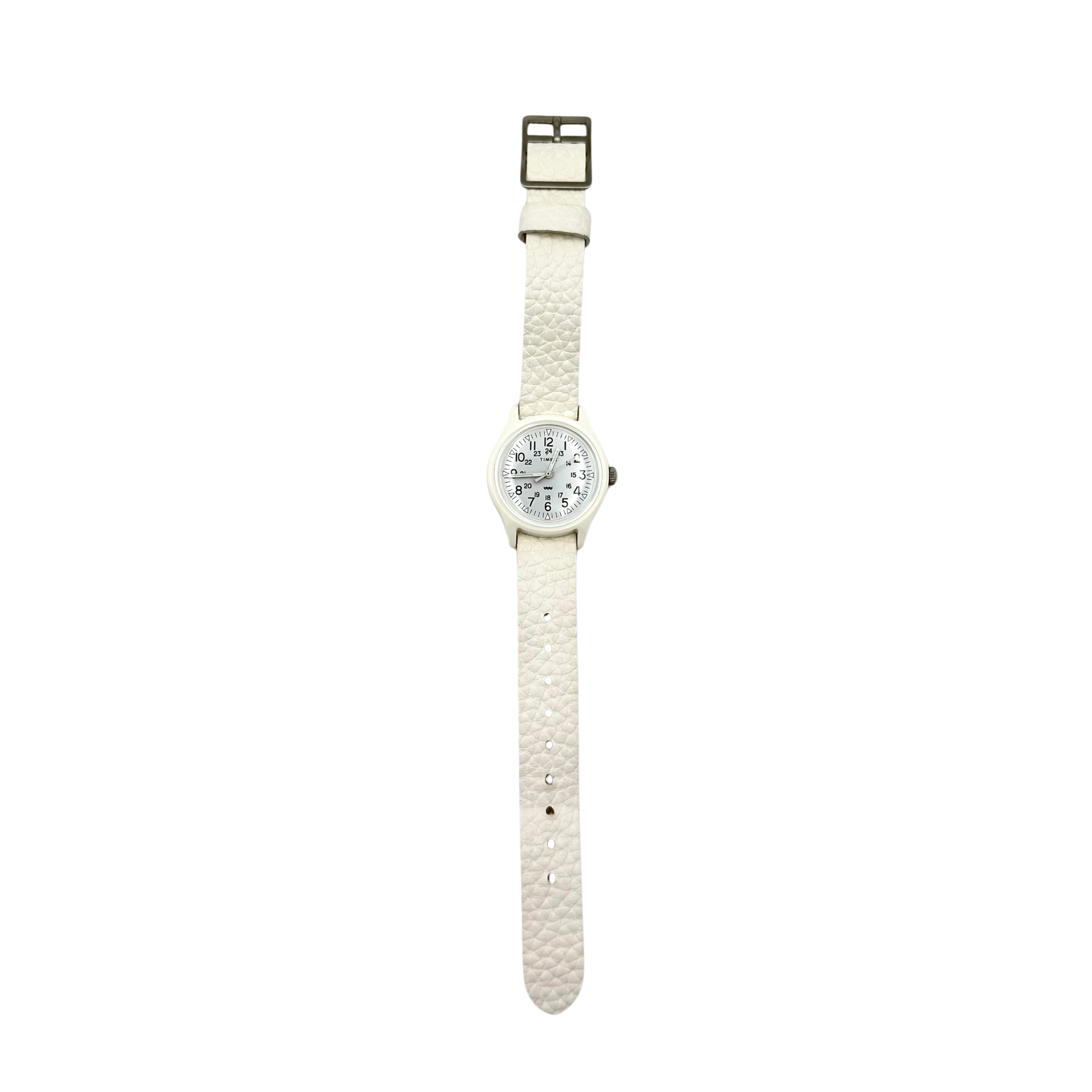 Timex Original Camper 29mm White Leather Strap Watch