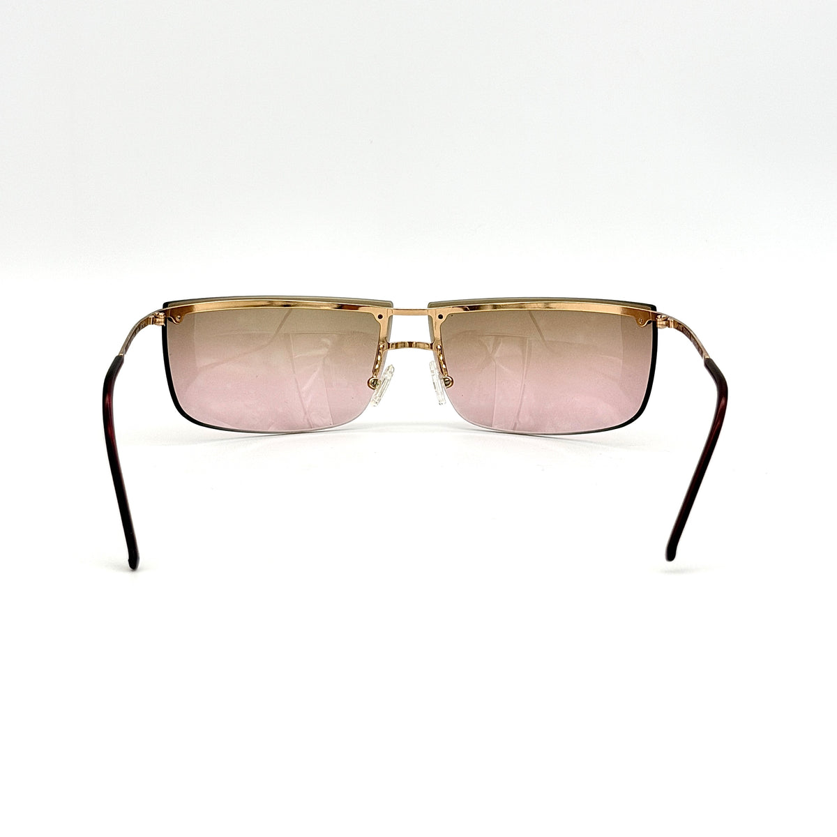 Gucci GG2653/S Gradient Rimless Sunglasses Gold