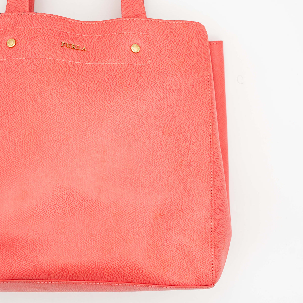 Furla Leather Tote Bag Pink