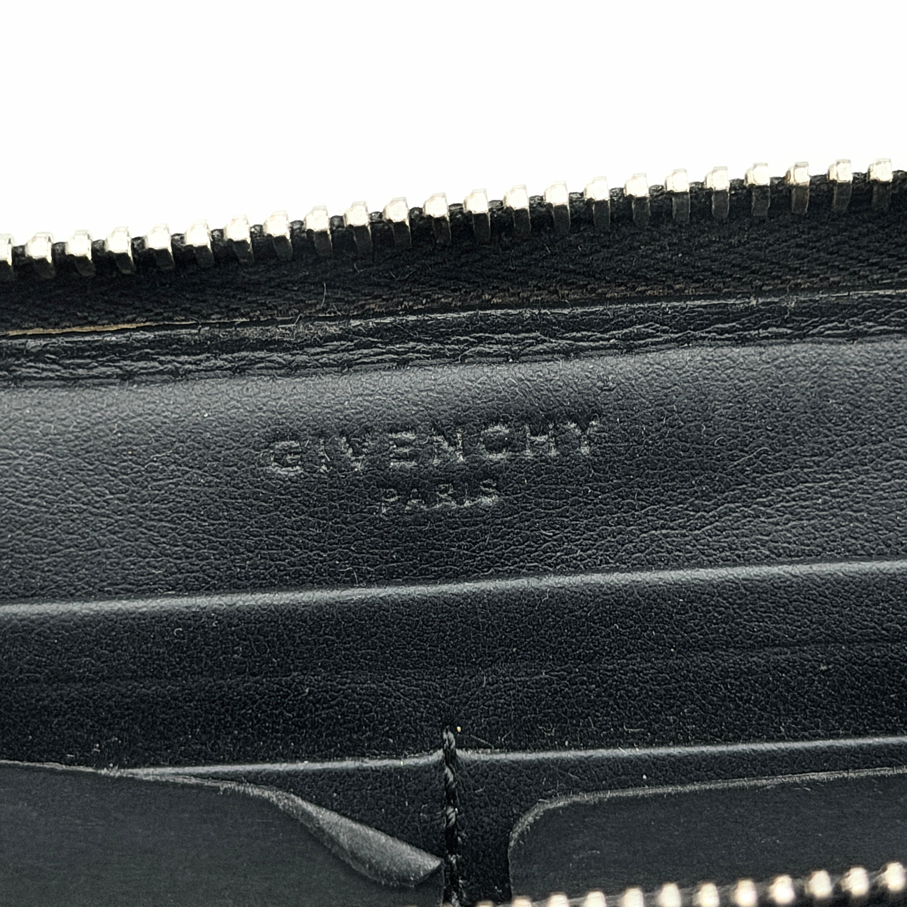 Givenchy Bambi Zip-Around Long Wallet Black