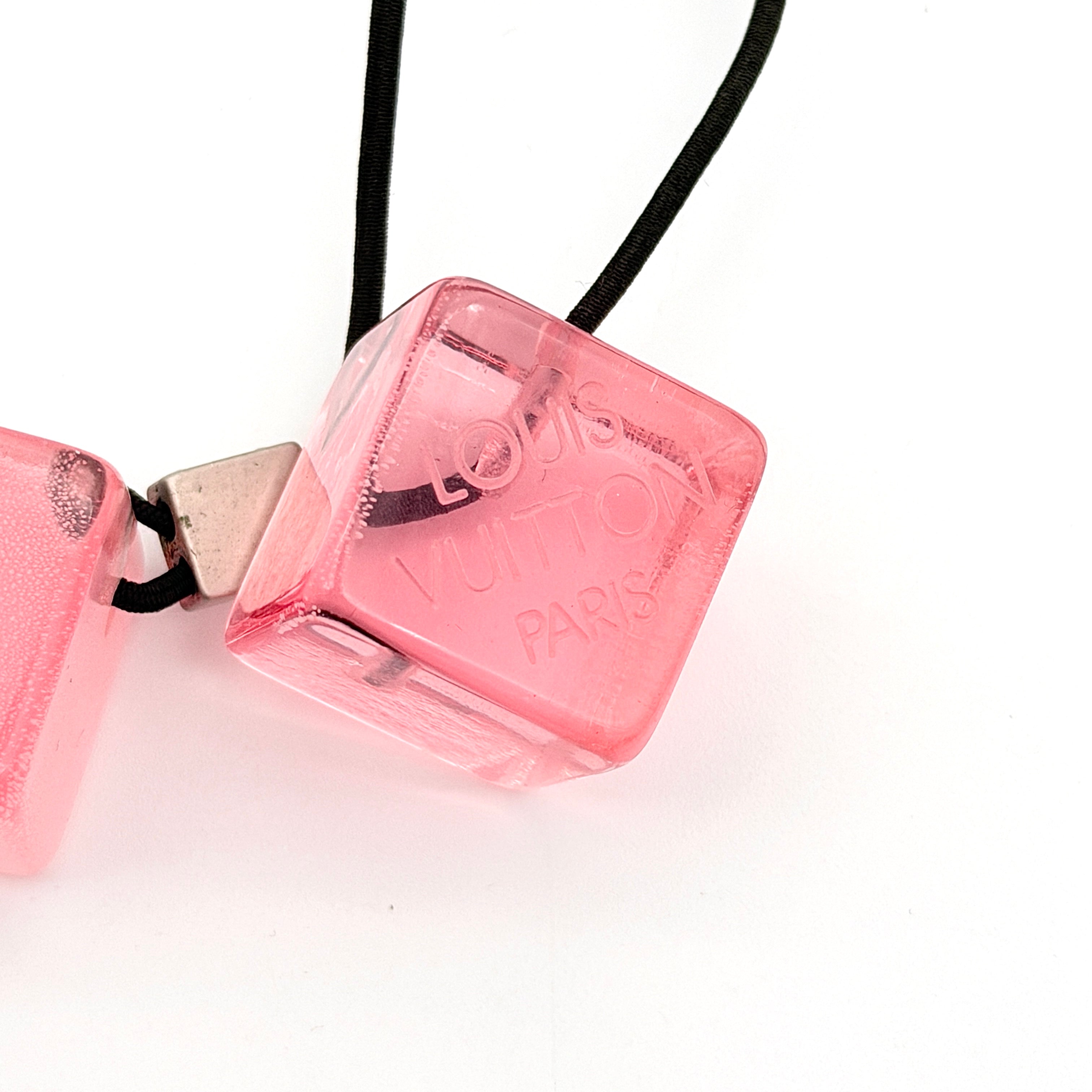 Louis Vuitton Hair Cubes Pink