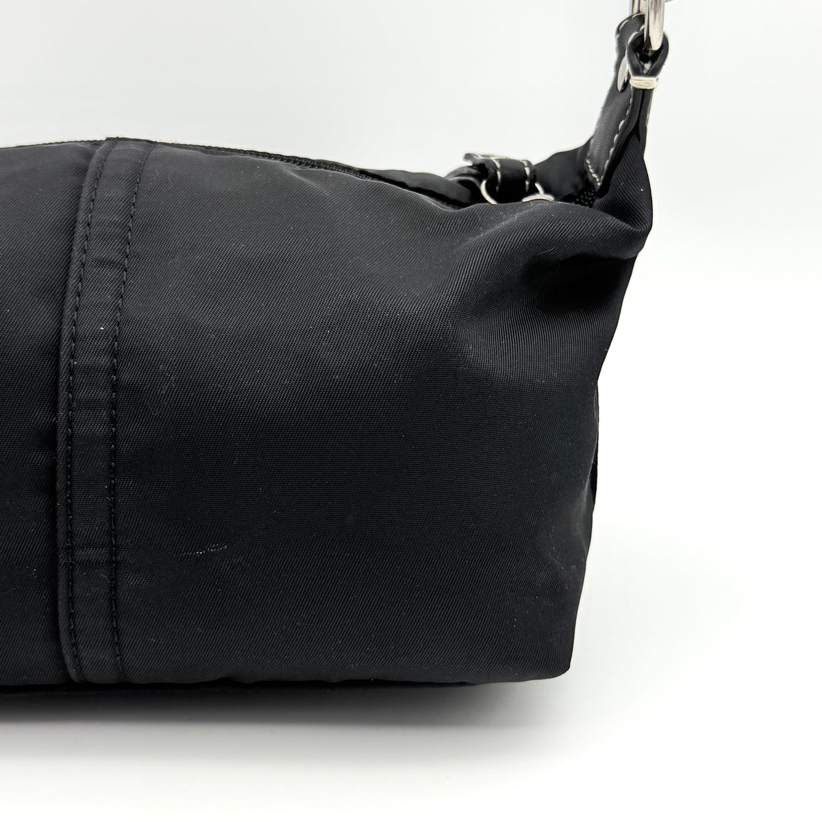 Coach Nylon Mini Shoulder Bag Black