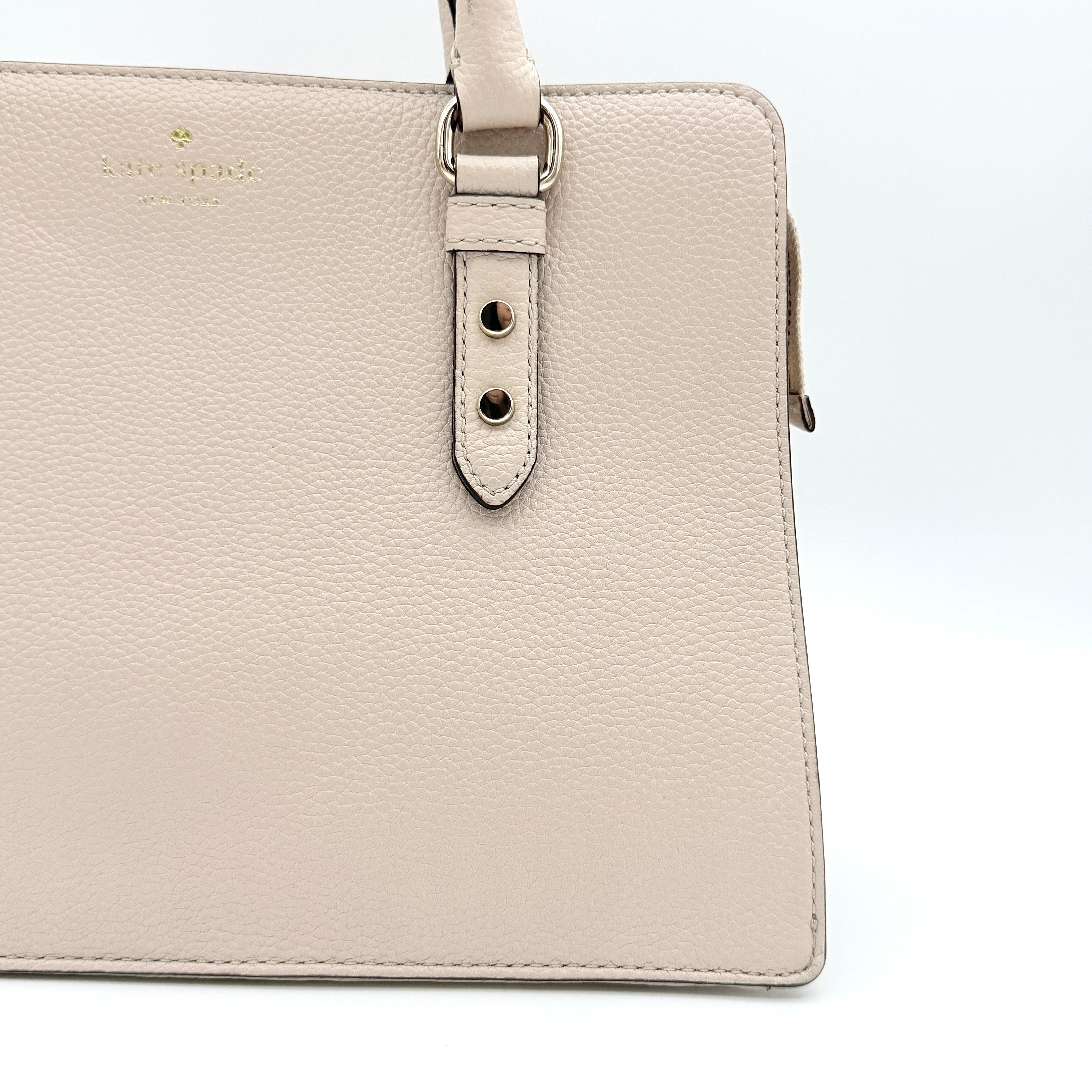 Kate Spade Mulberry Street Lise Satchel Handbag Cream