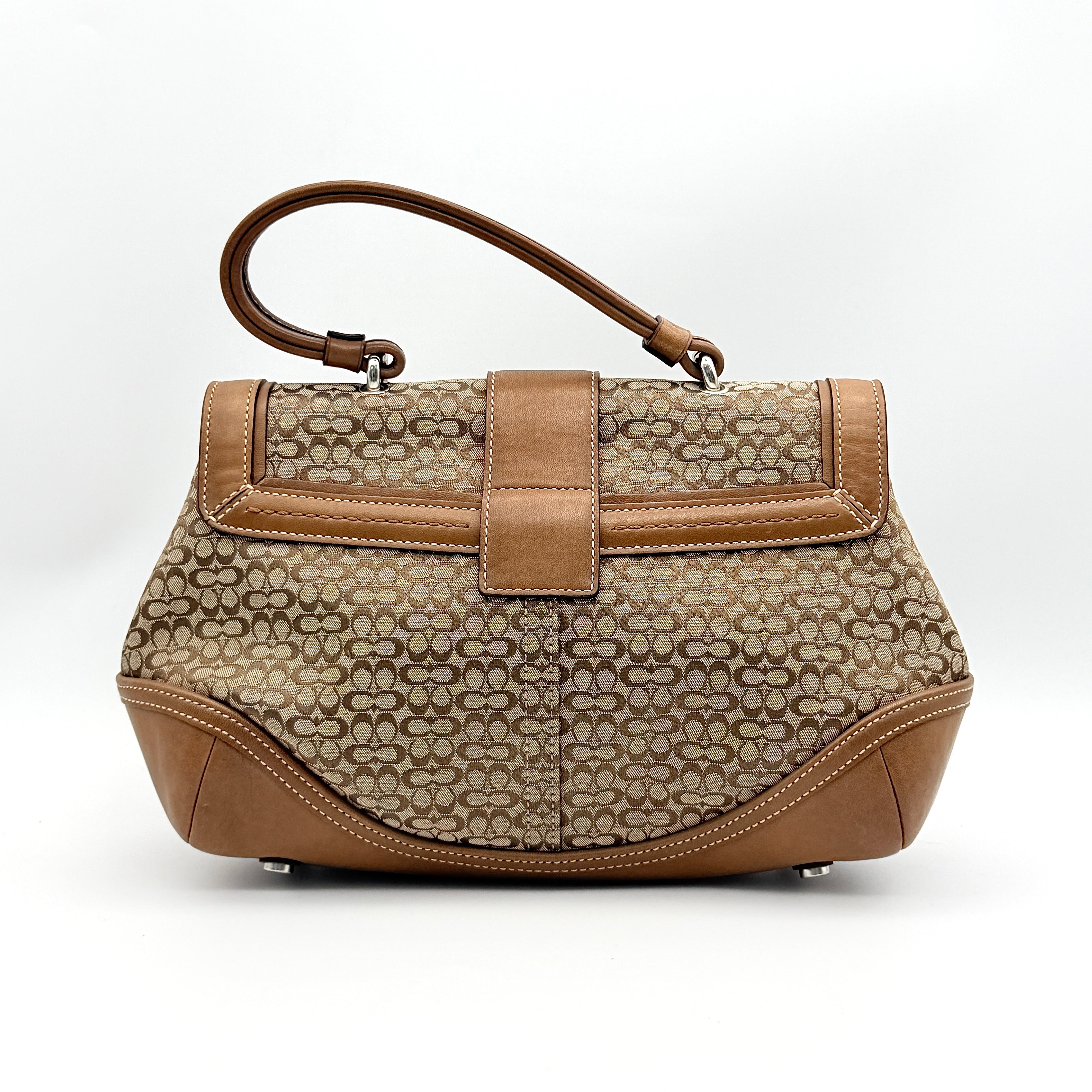 Coach Y2K Signature Soho Shoulder Bag Beige/Tan