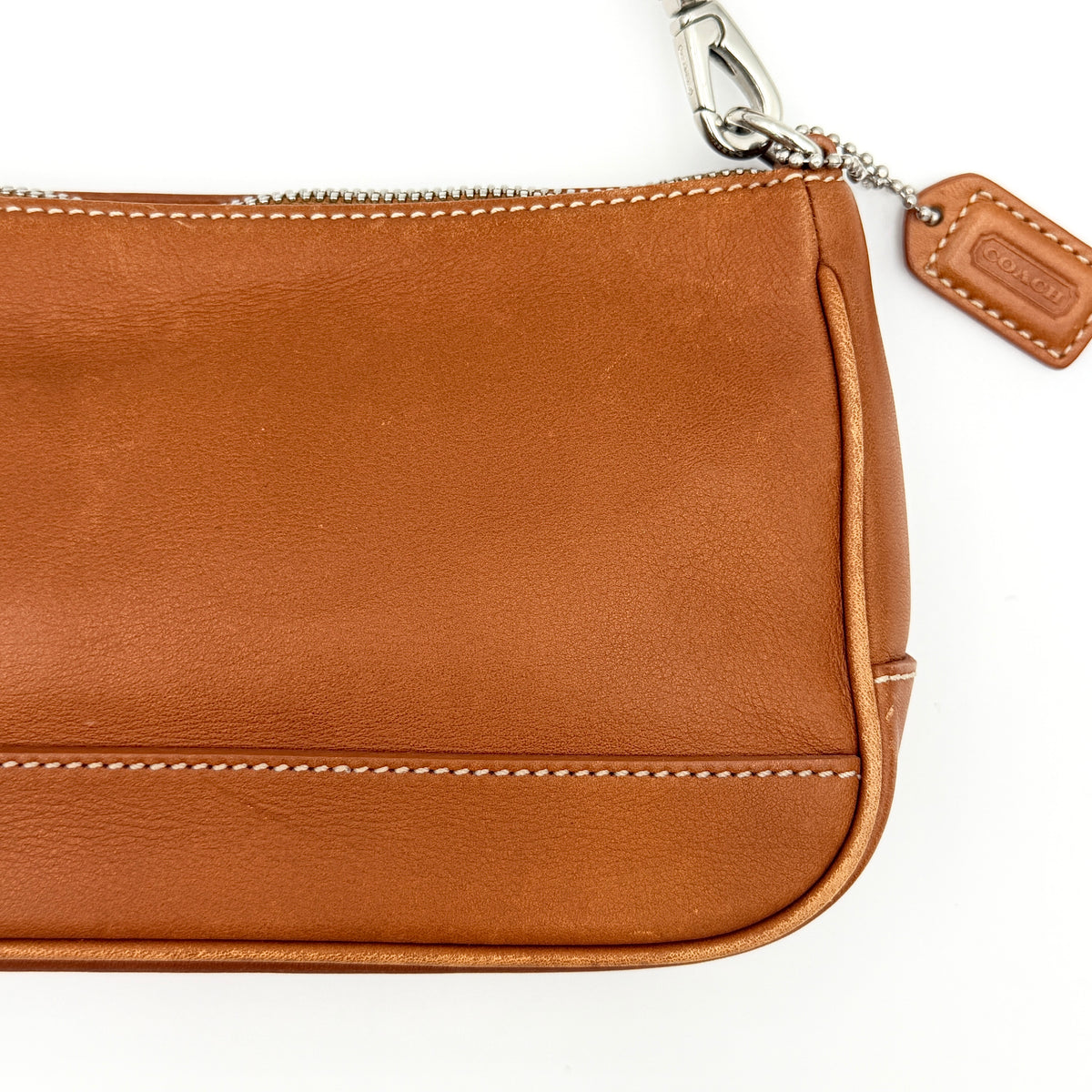 Coach Y2K Demi Leather Shoulder Bag Brown