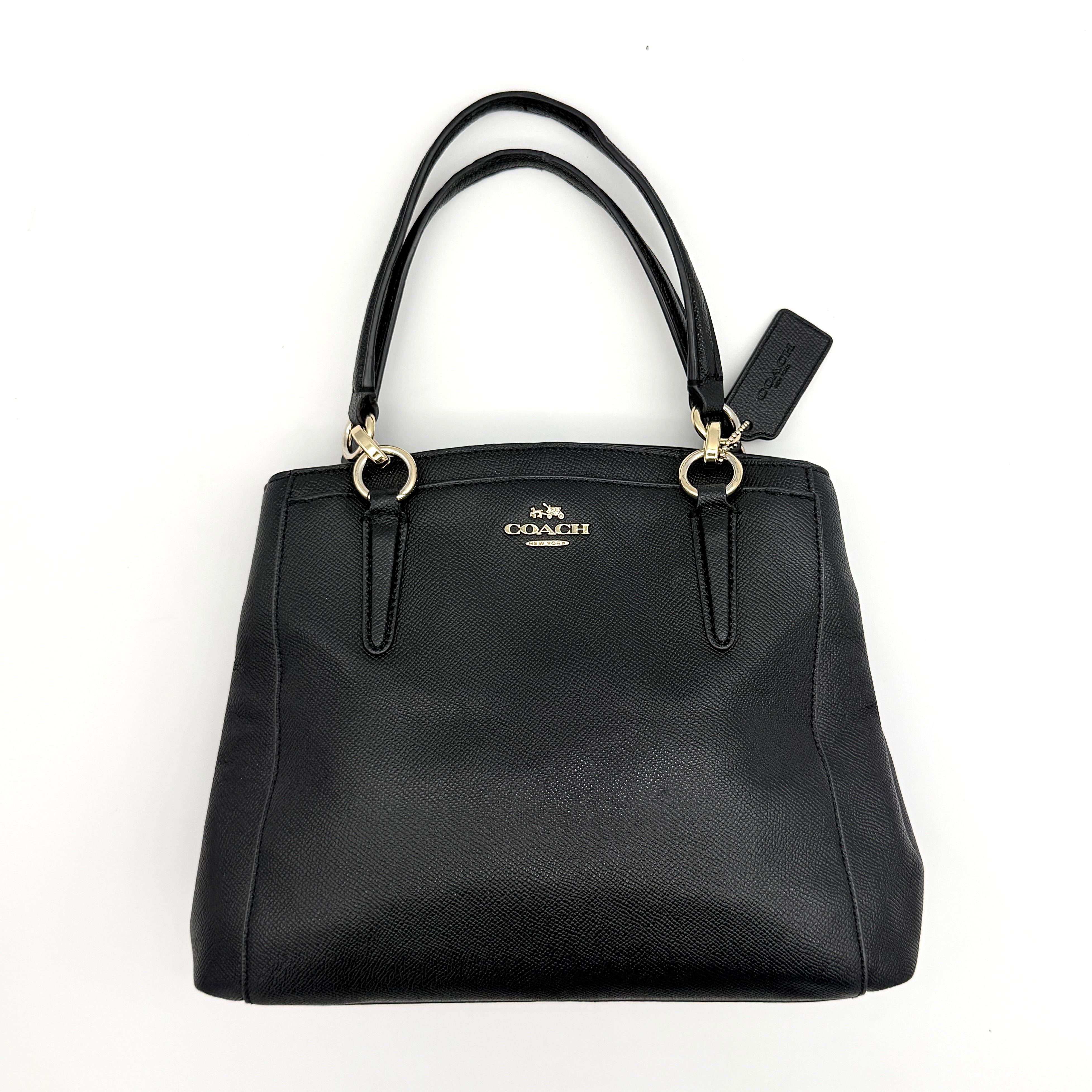 Coach 2Way Minetta Satchel Handbag Black