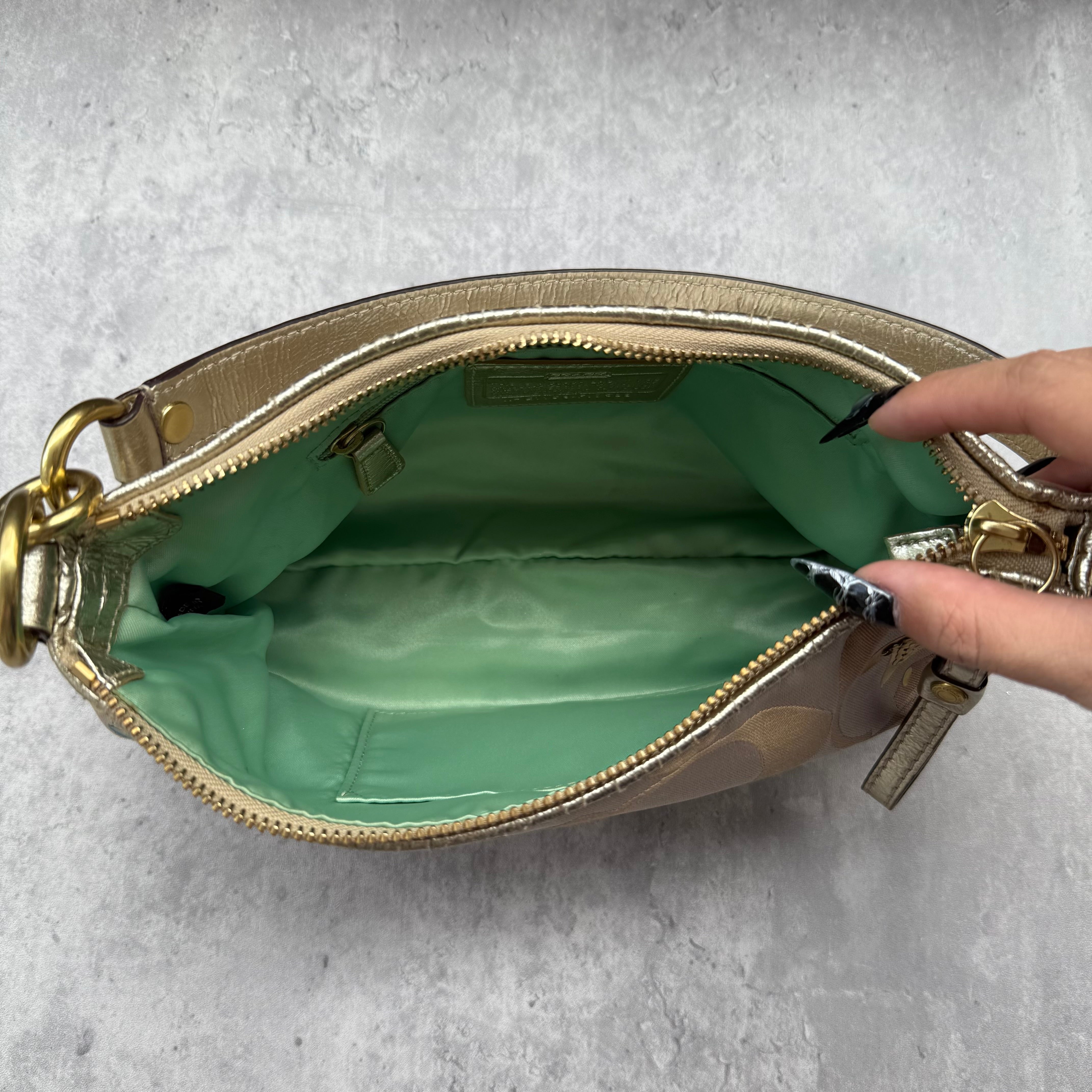 Coach 2Way Signature Baguette ShoulderBag Multicolor