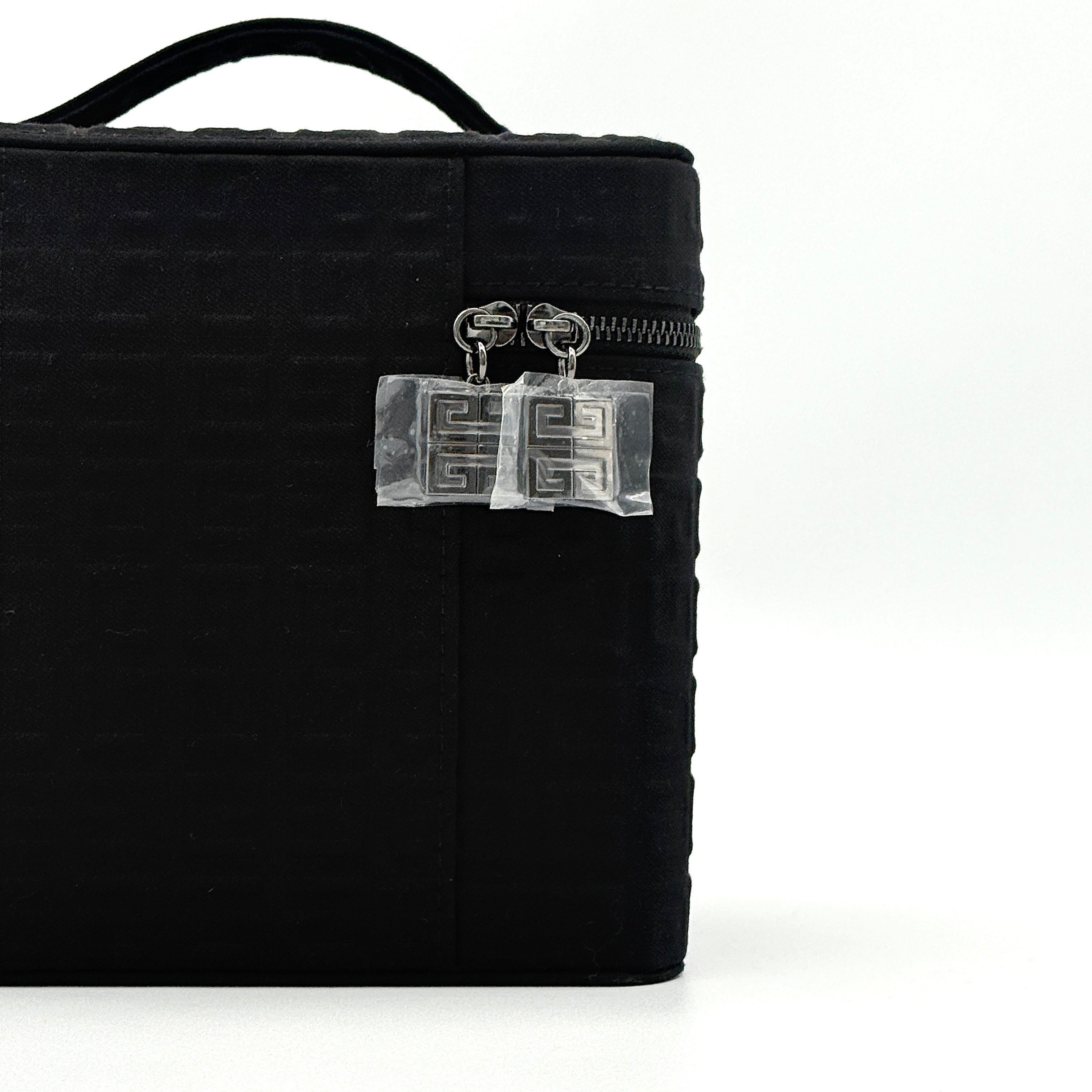 Givenchy 4G Monogram Embossed Logo Vanity Bag Black