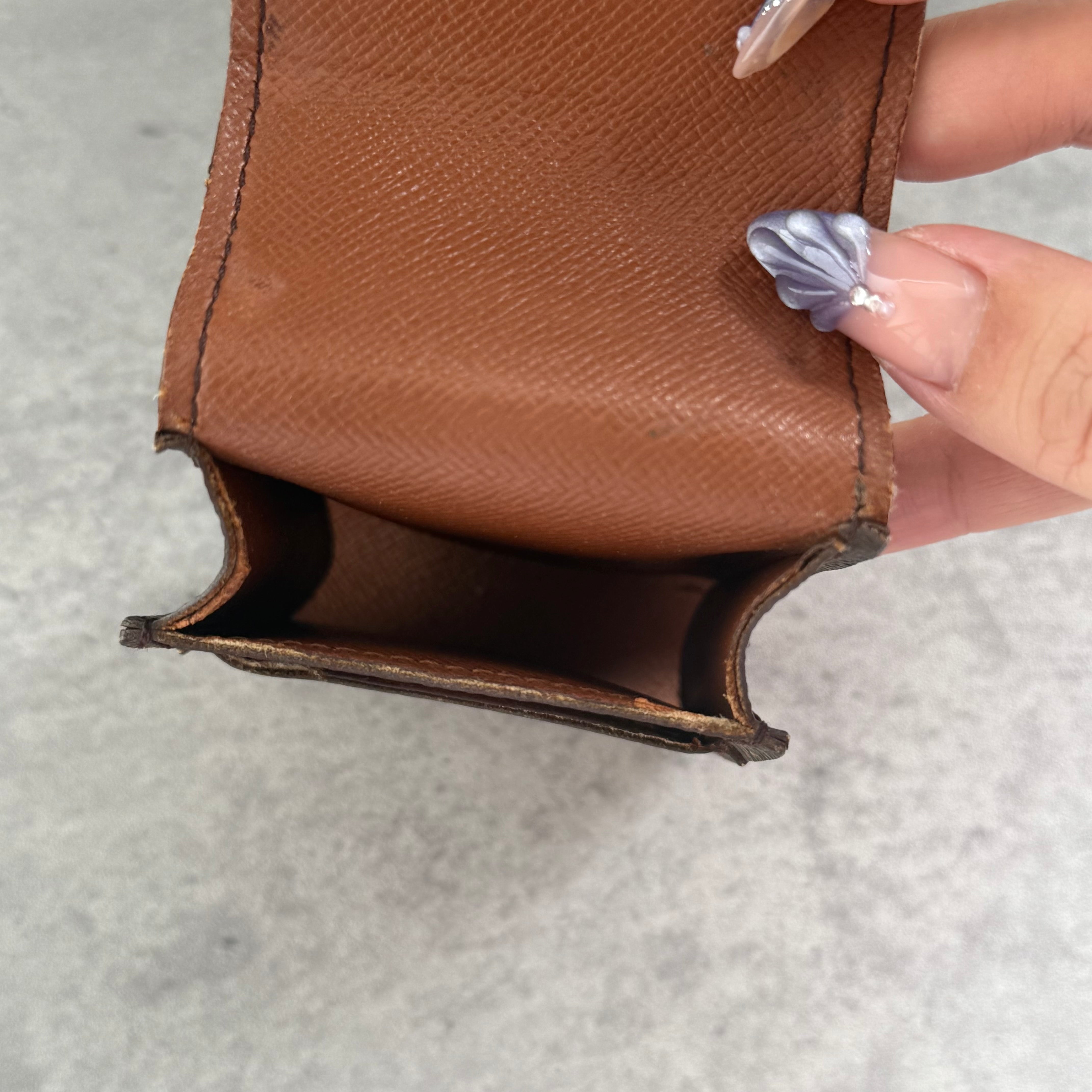 Louis Vuitton Monogram Cigarette Case Brown