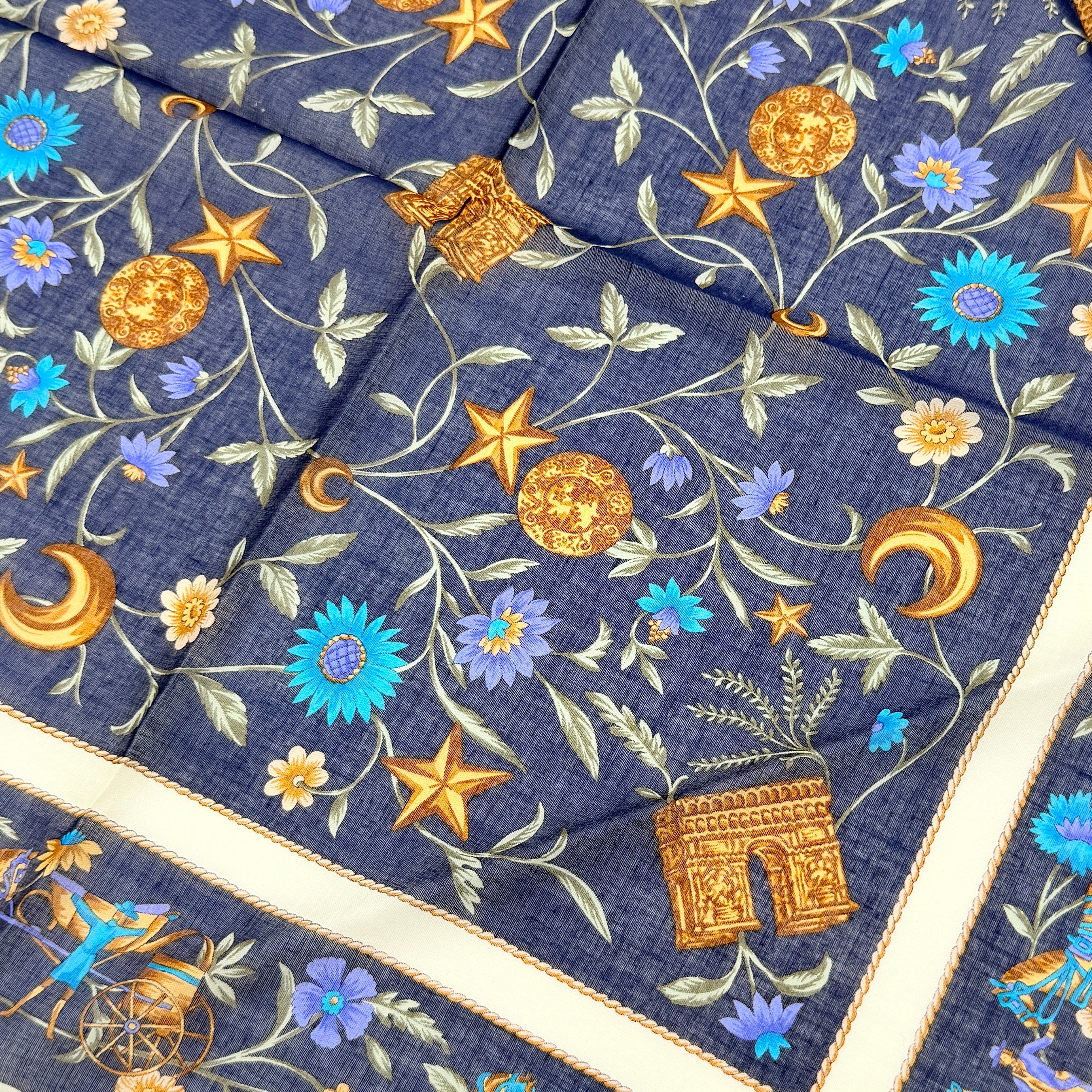 Celine Floral Cotton Bandana Handkerchief Set Multi (2)