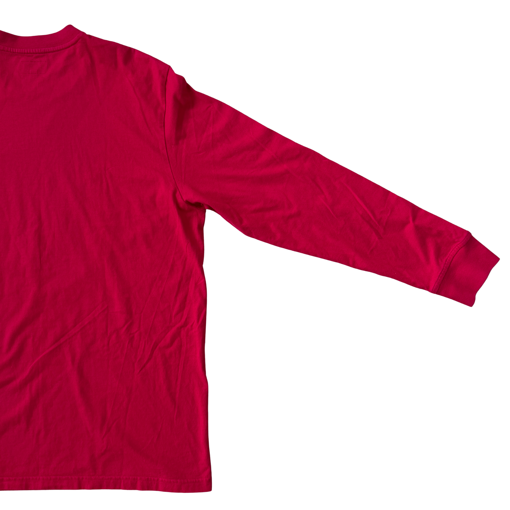 (L) Supreme Crest Long Sleeve Shirt Red