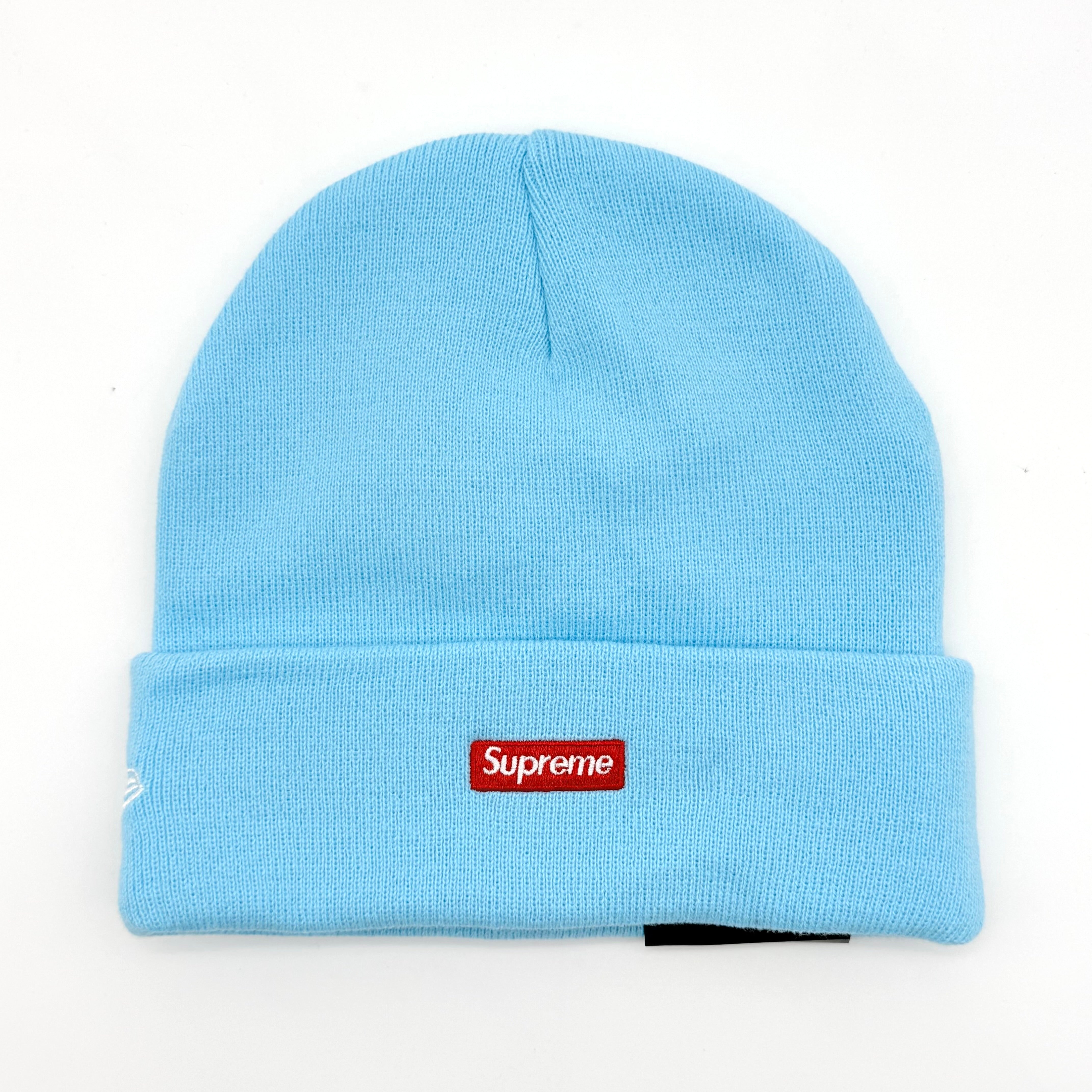Supreme x New Era Devil S Logo Beanie Light Blue