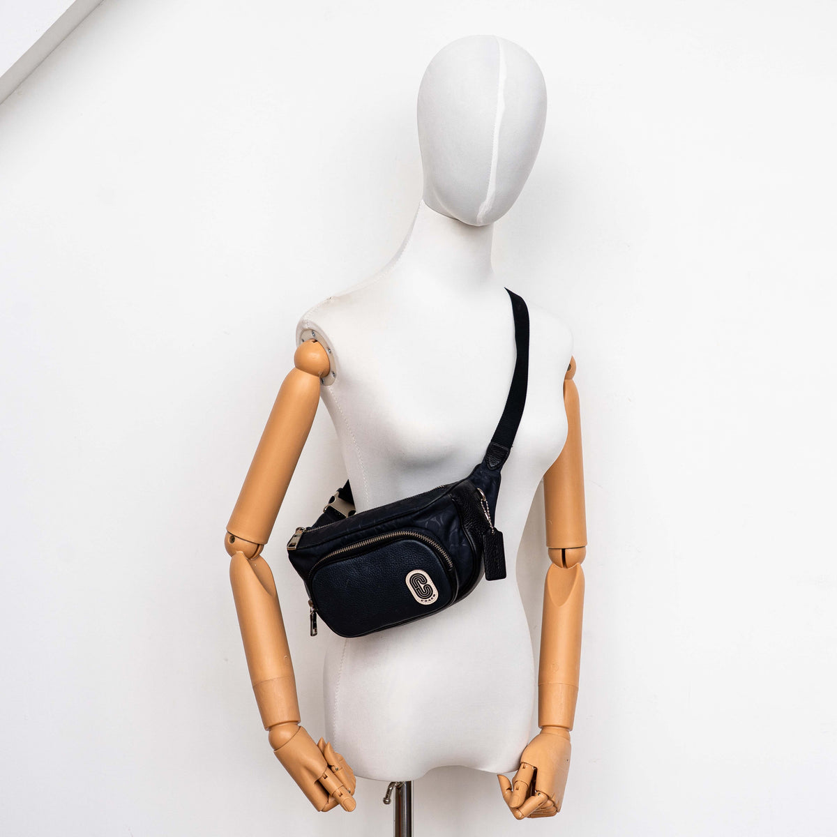 Coach Court Belt Bag Navy Blue