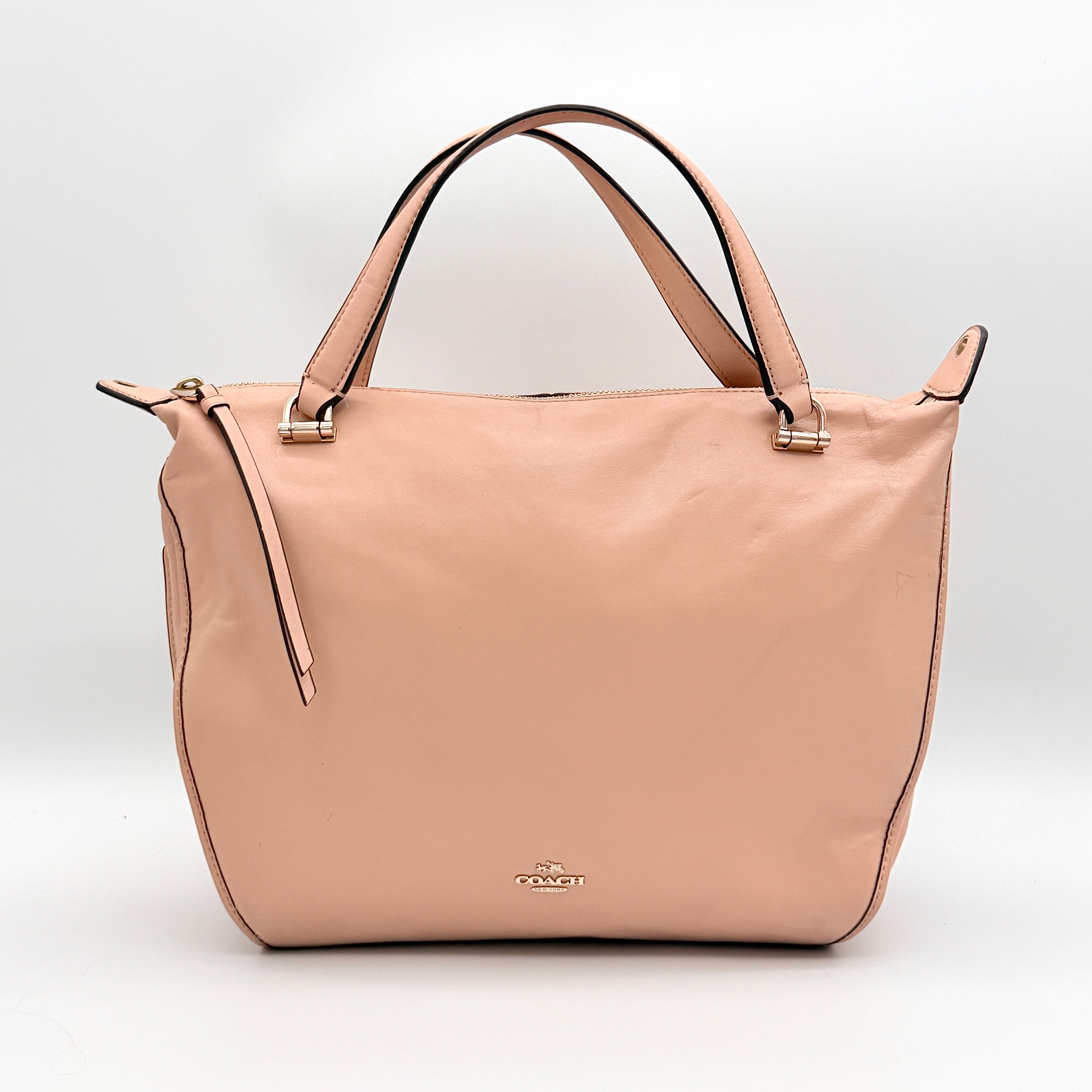 Coach 2Way Madison Smythe Satchel Shoulder Bag Pink