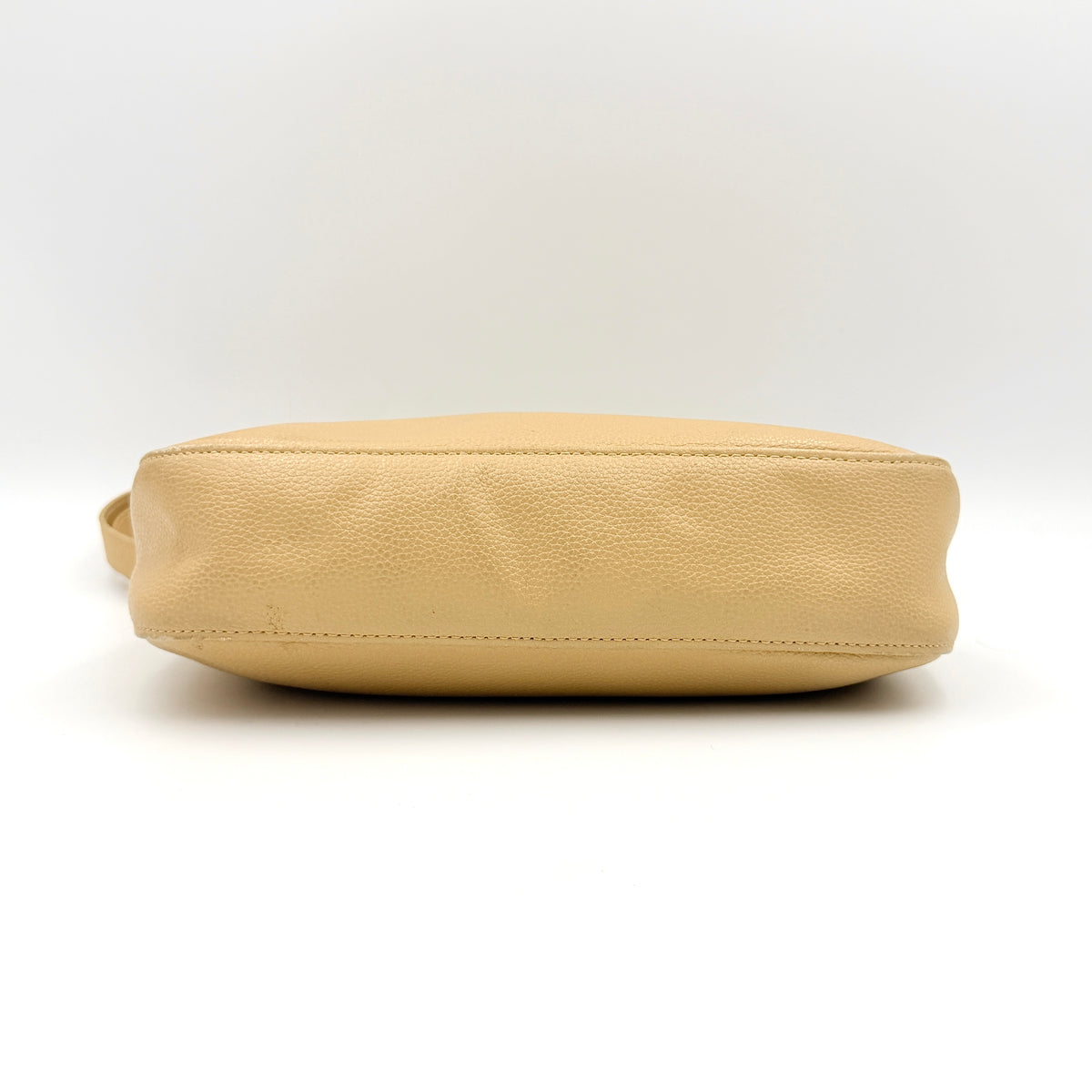 Longchamp 2Way Leather Shoulder Bag Beige