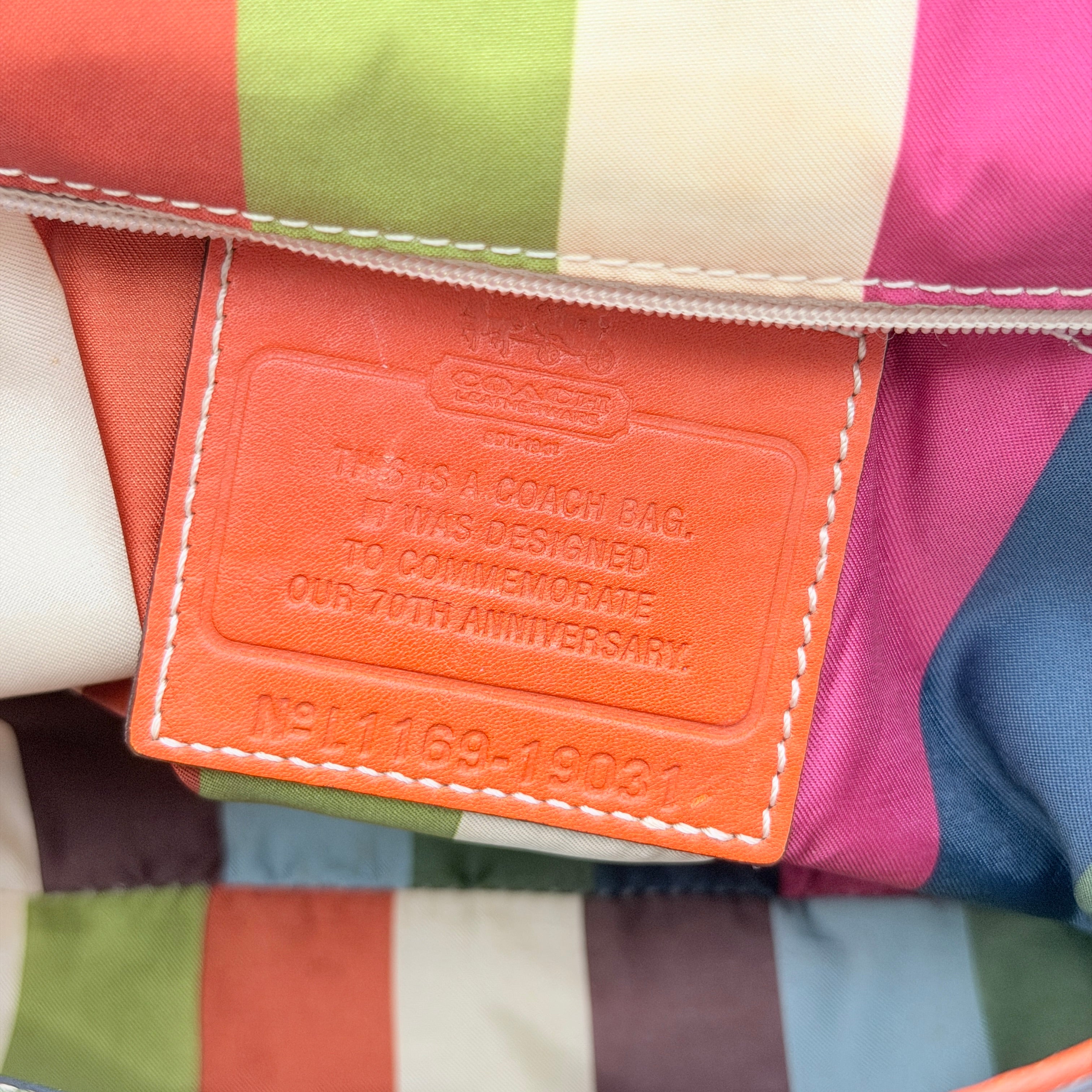 Coach 2Way Limited Edition Willis Shoulder Bag Multi