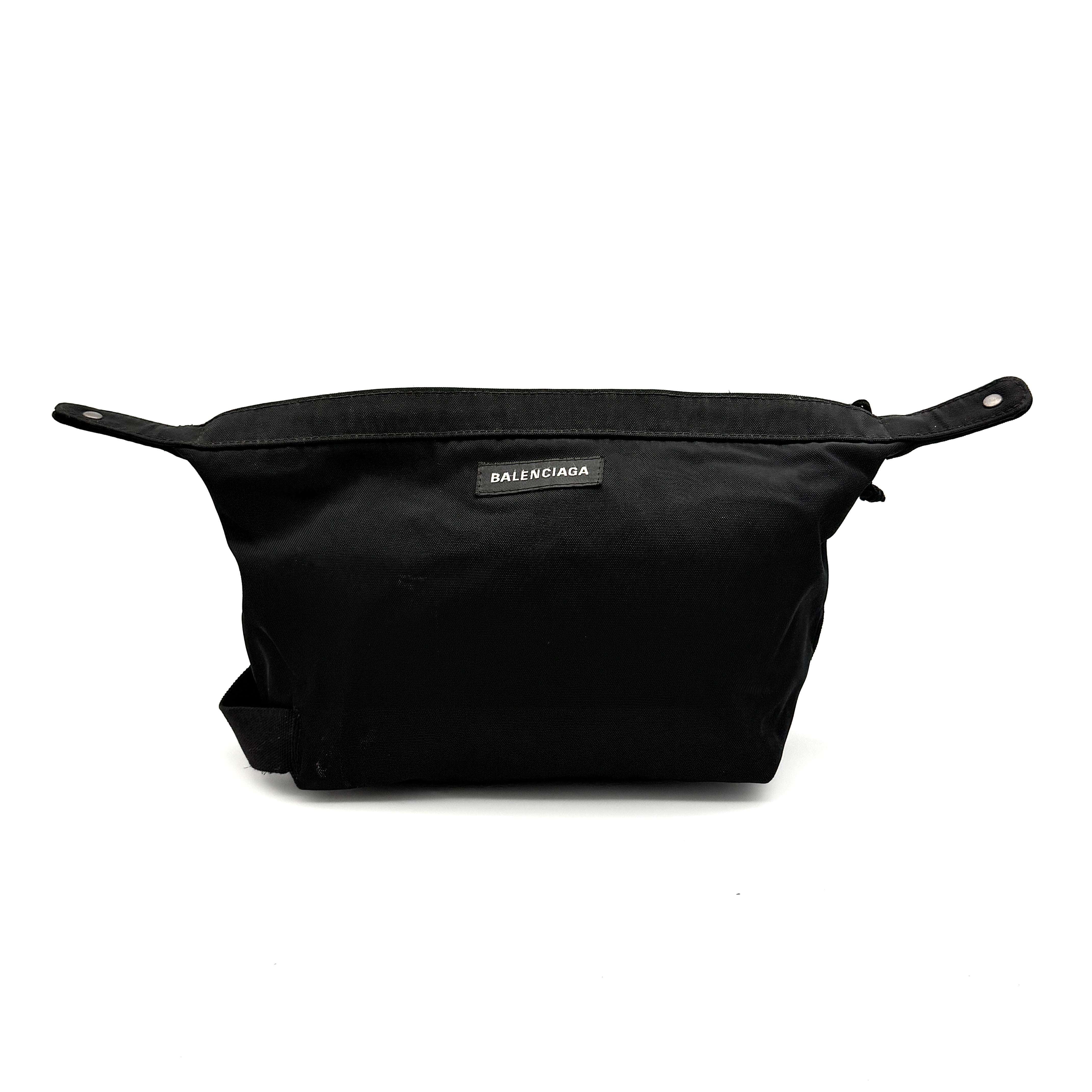 Balenciaga Explorer Nylon Pouch Black