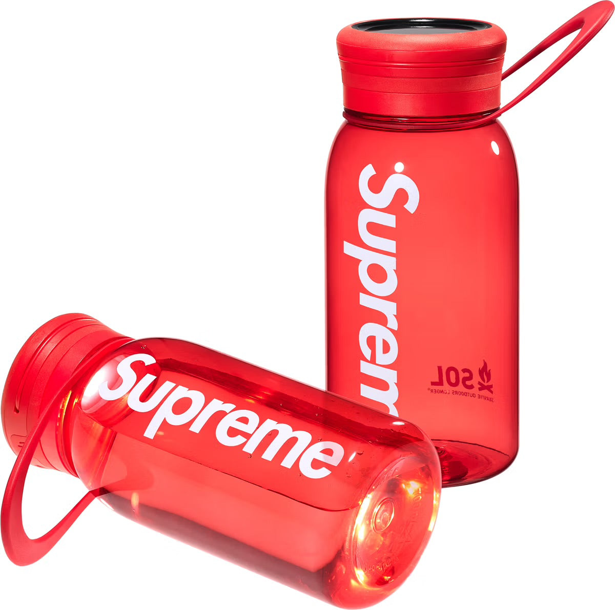 Supreme SOL Rechargeable Lantern Water Bottle Red