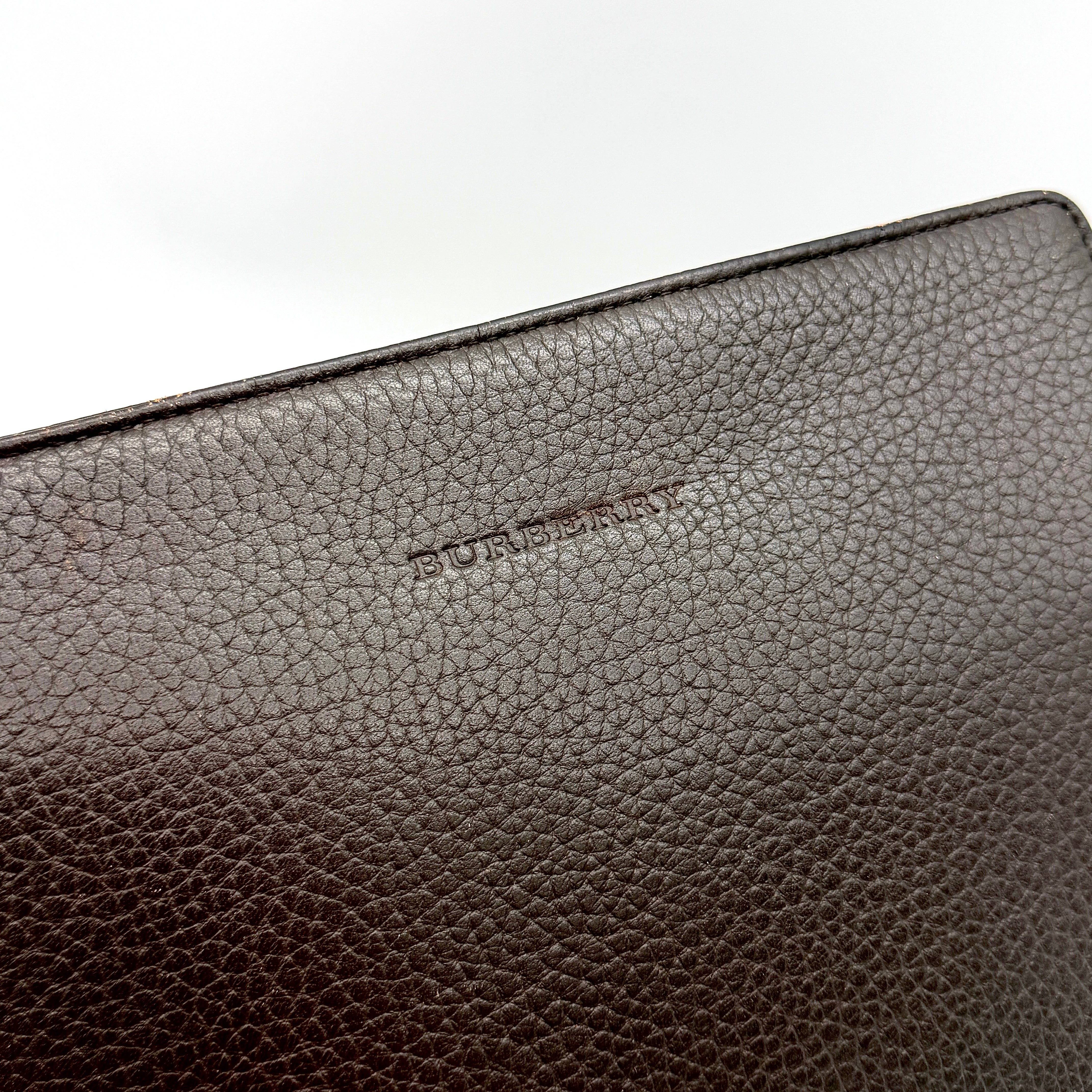 Burberry Nova Check Clutch Bag Brown/Beige
