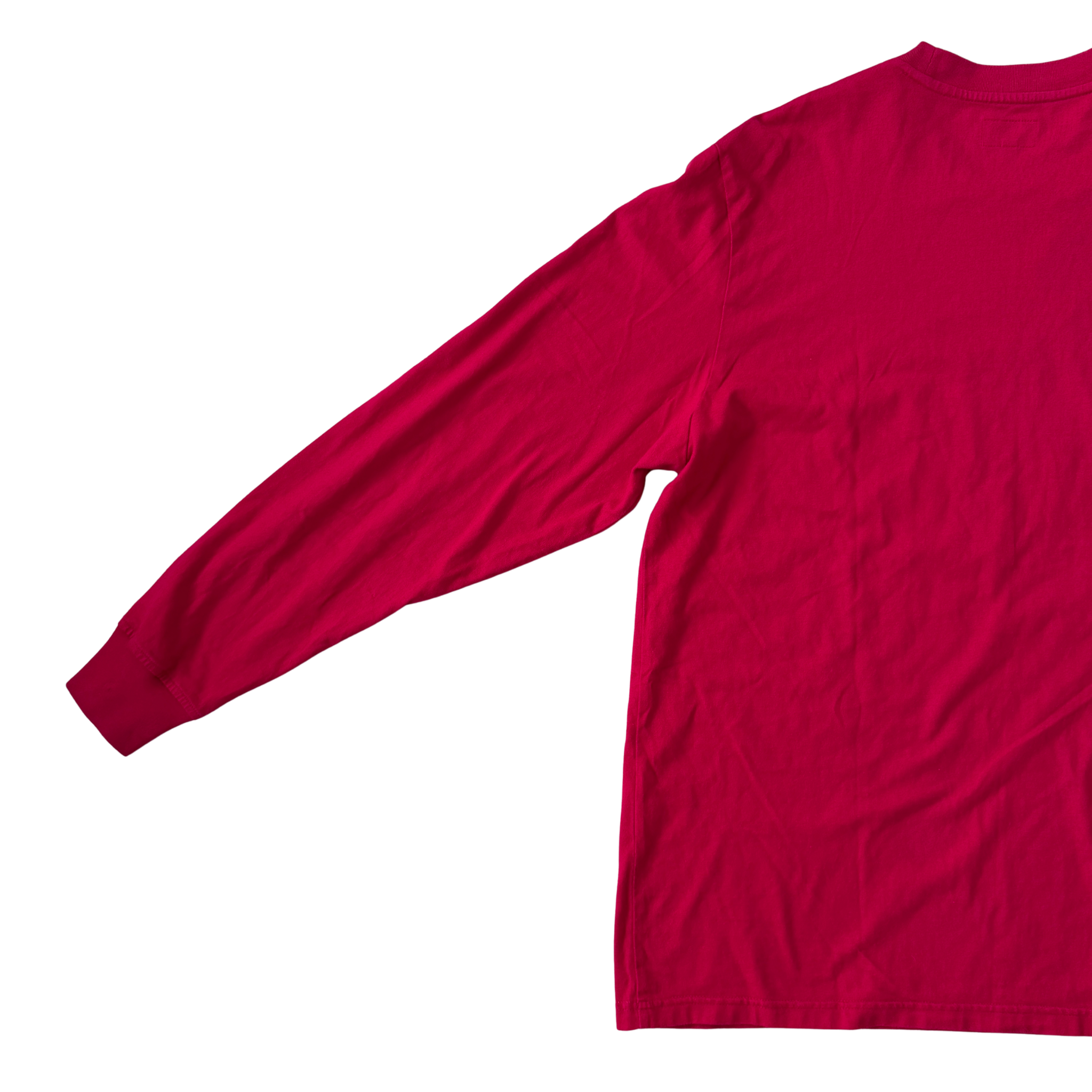 (L) Supreme Crest Long Sleeve Shirt Red