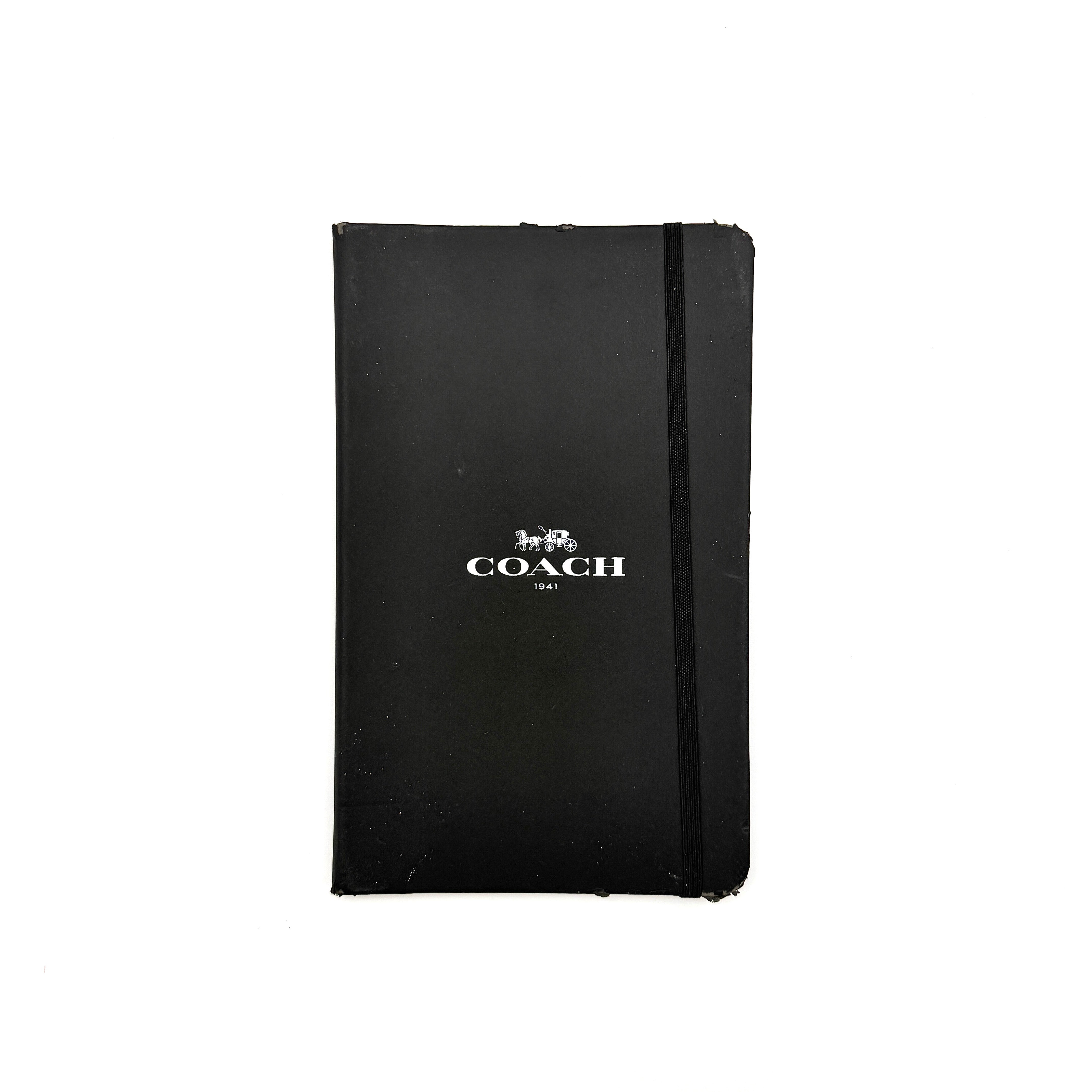 Coach 1941 Hardcover Notebook Black