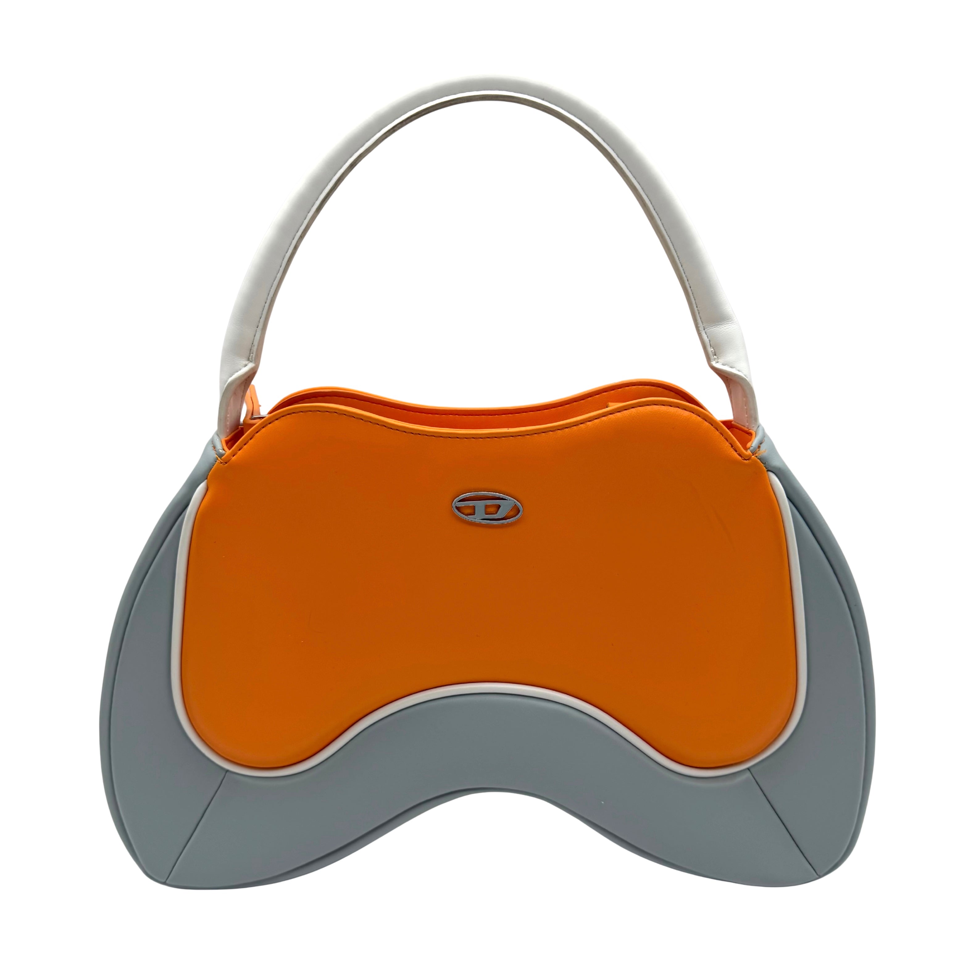 Diesel 2Way Mini Autre Marque Shoulder Bag Orange/Grey