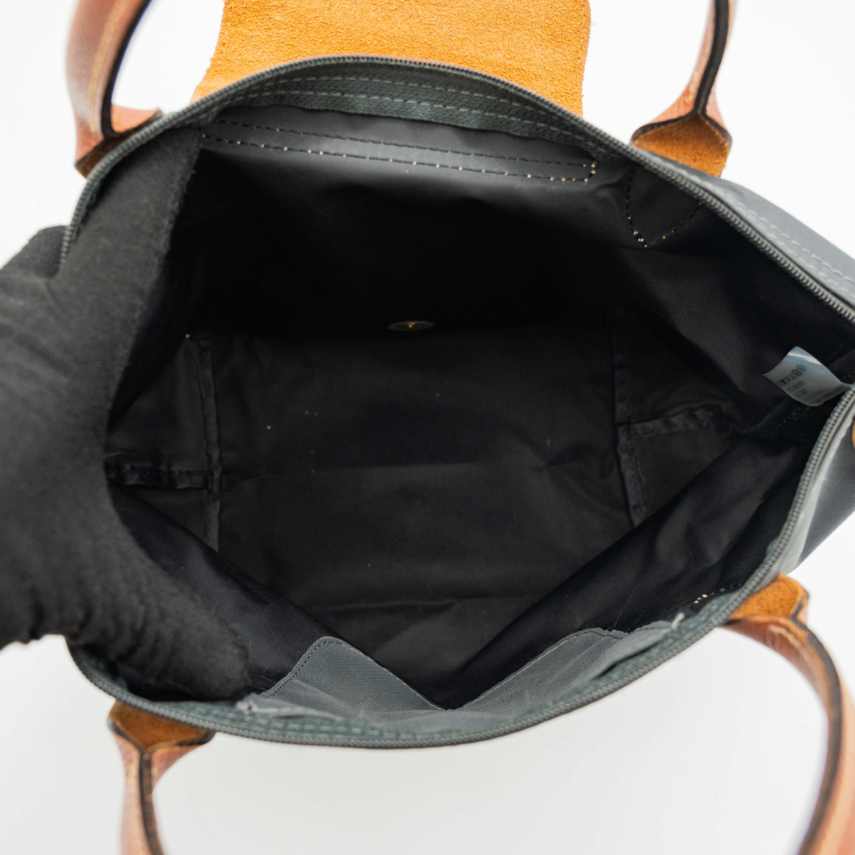 Longchamp Le Pliage Original Handbag Black/Brown