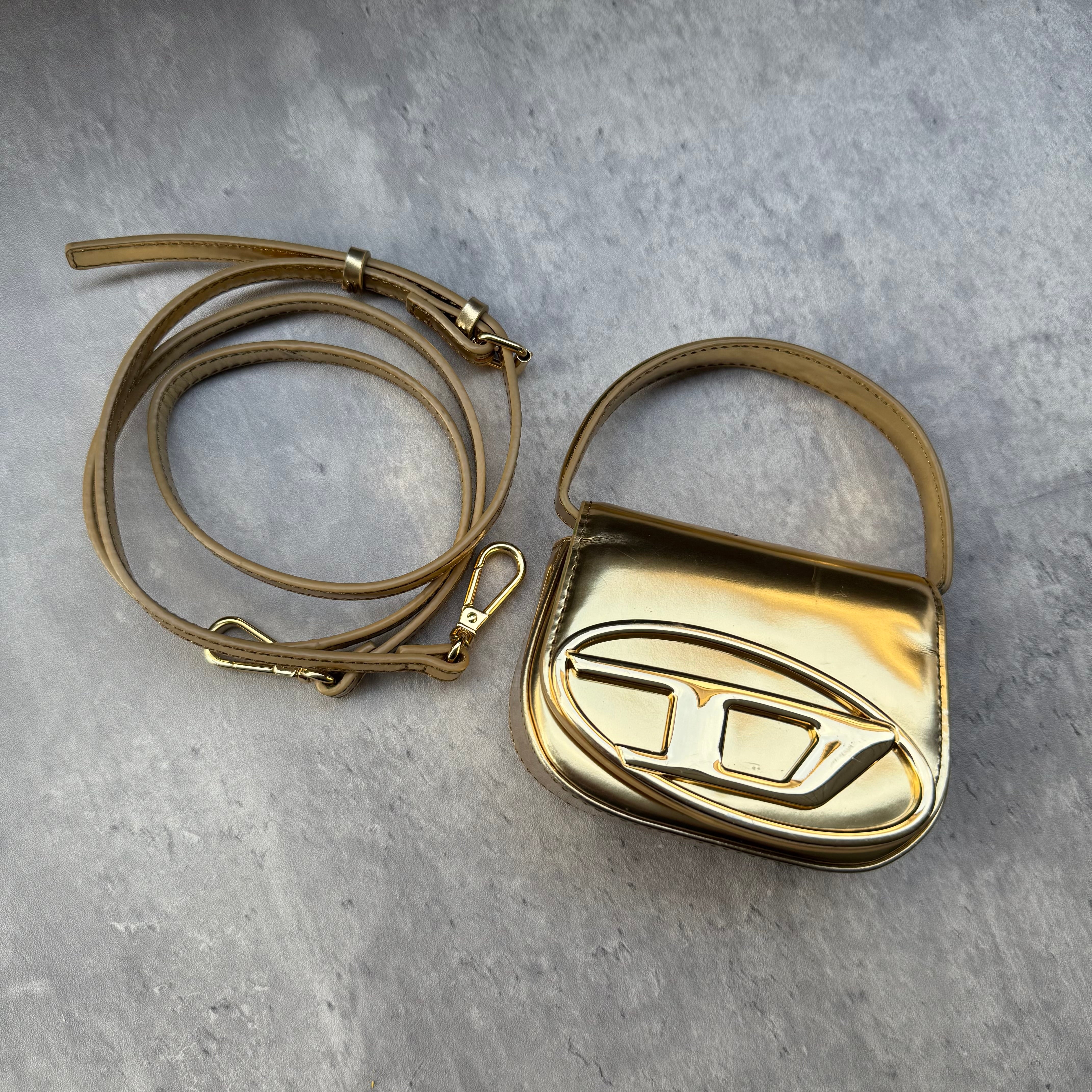 Diesel 1DR-XS-S Mini Bag Gold