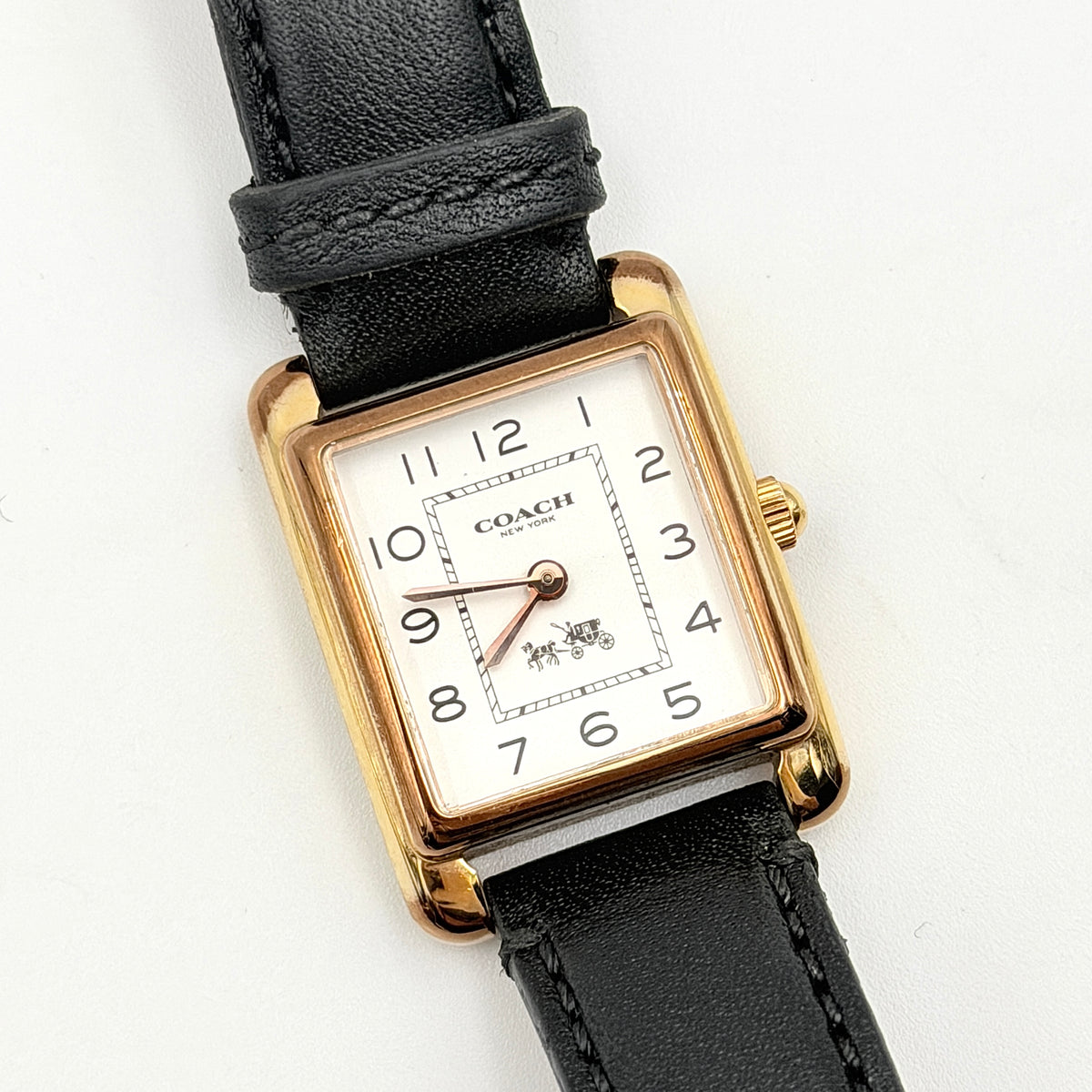 Coach CA.88.7.34.0913 Rectangular Watch Gold/Black