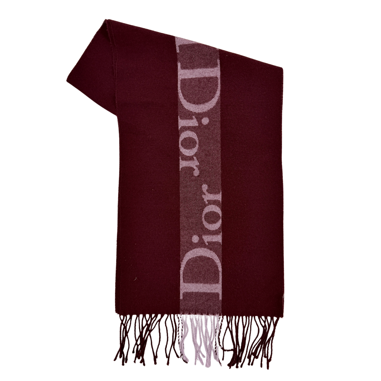 Dior Spell Out Logo Scarf Red/Purple