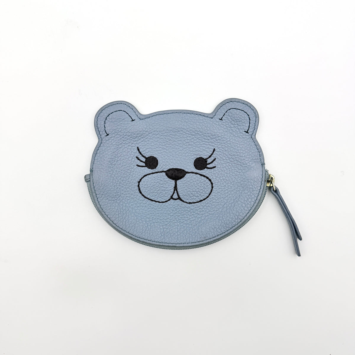 Furla Teddy Bear Leather Coin Case Blue