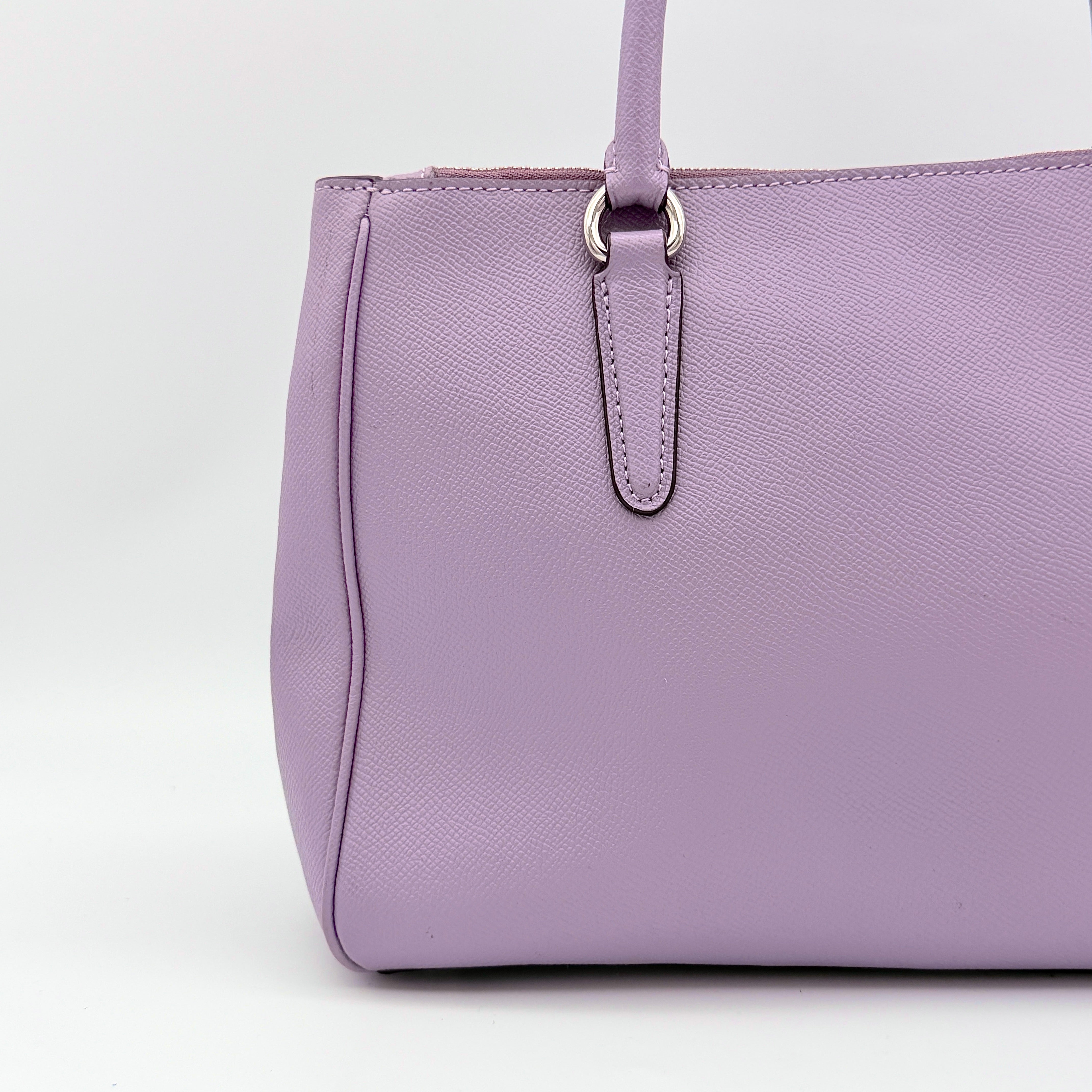 Coach 2Way Surrey Carryall Handbag Lilac Purple
